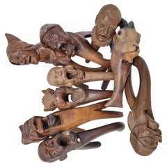 Antique 19th Century Group of Nutracker