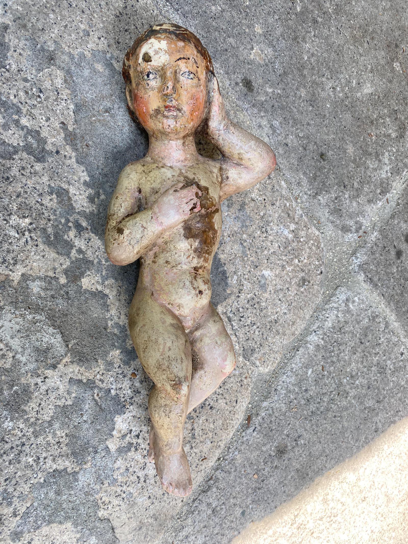 Ruhender Nino aus Guatemala, 19. Jahrhundert im Angebot 1