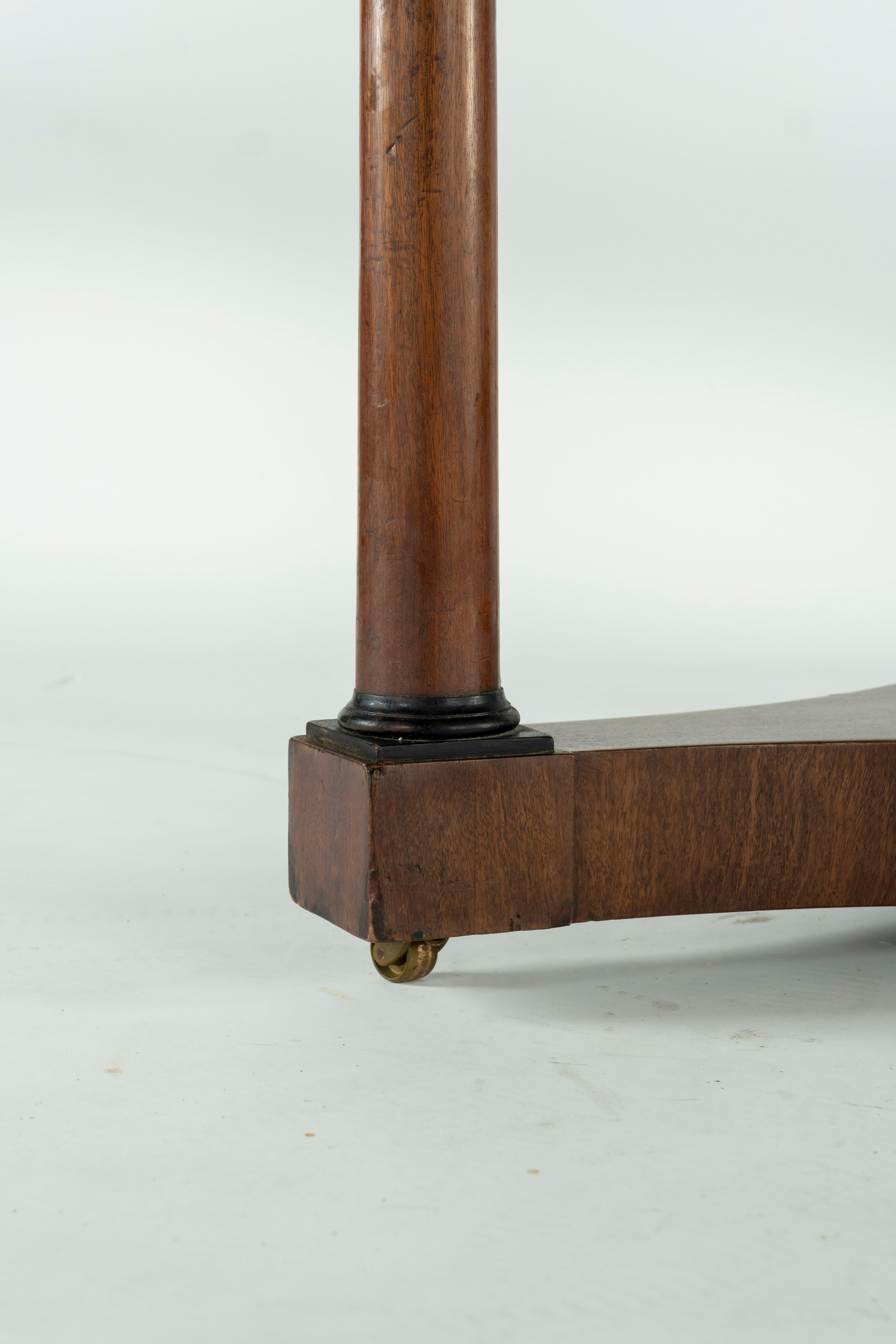 Late 19th Century 19th Century Table with Marble Top For Sale