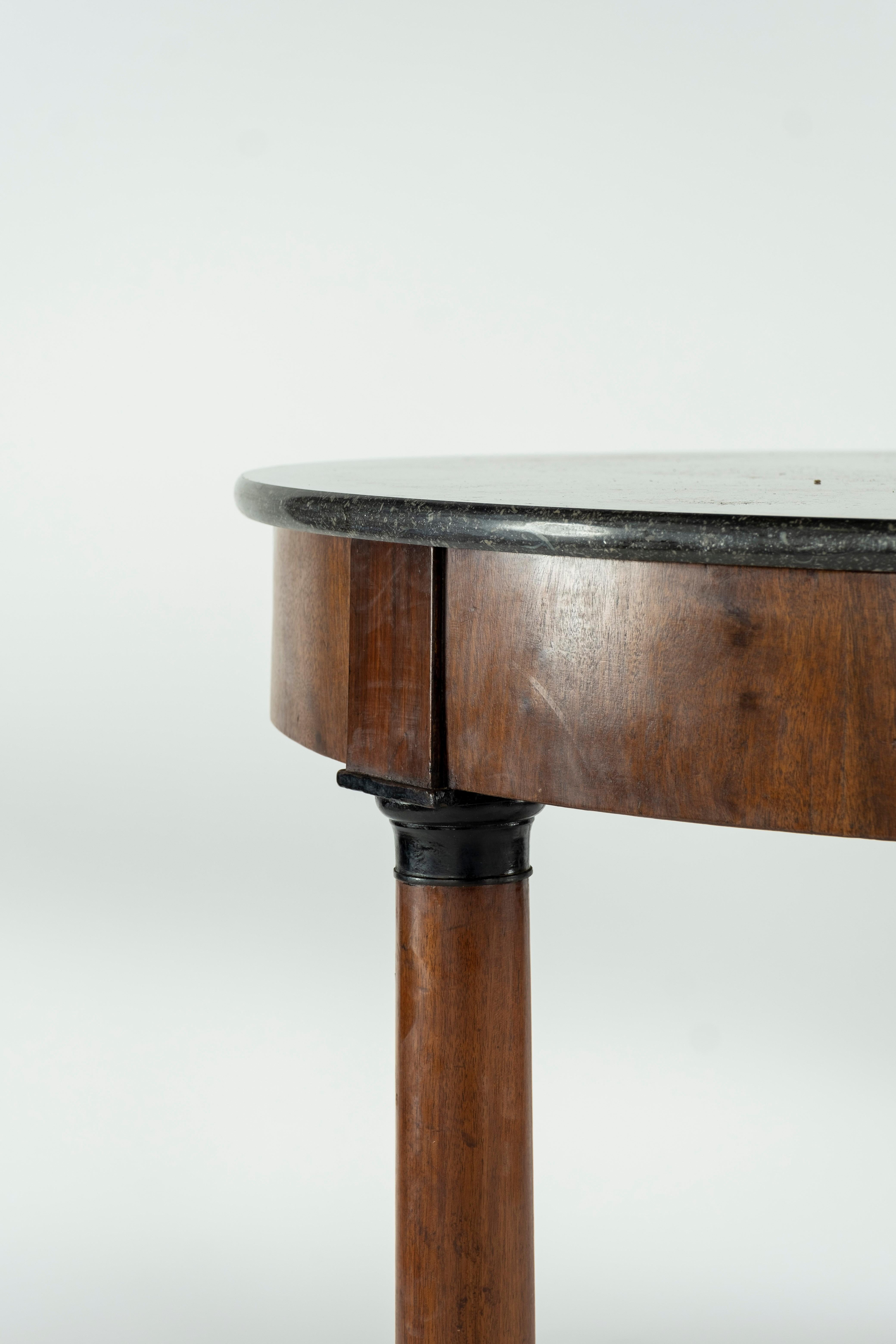 19th Century Gueridon with Marble Top For Sale 1