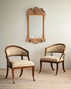 19th Century Gustavian Barrel Back Chairs