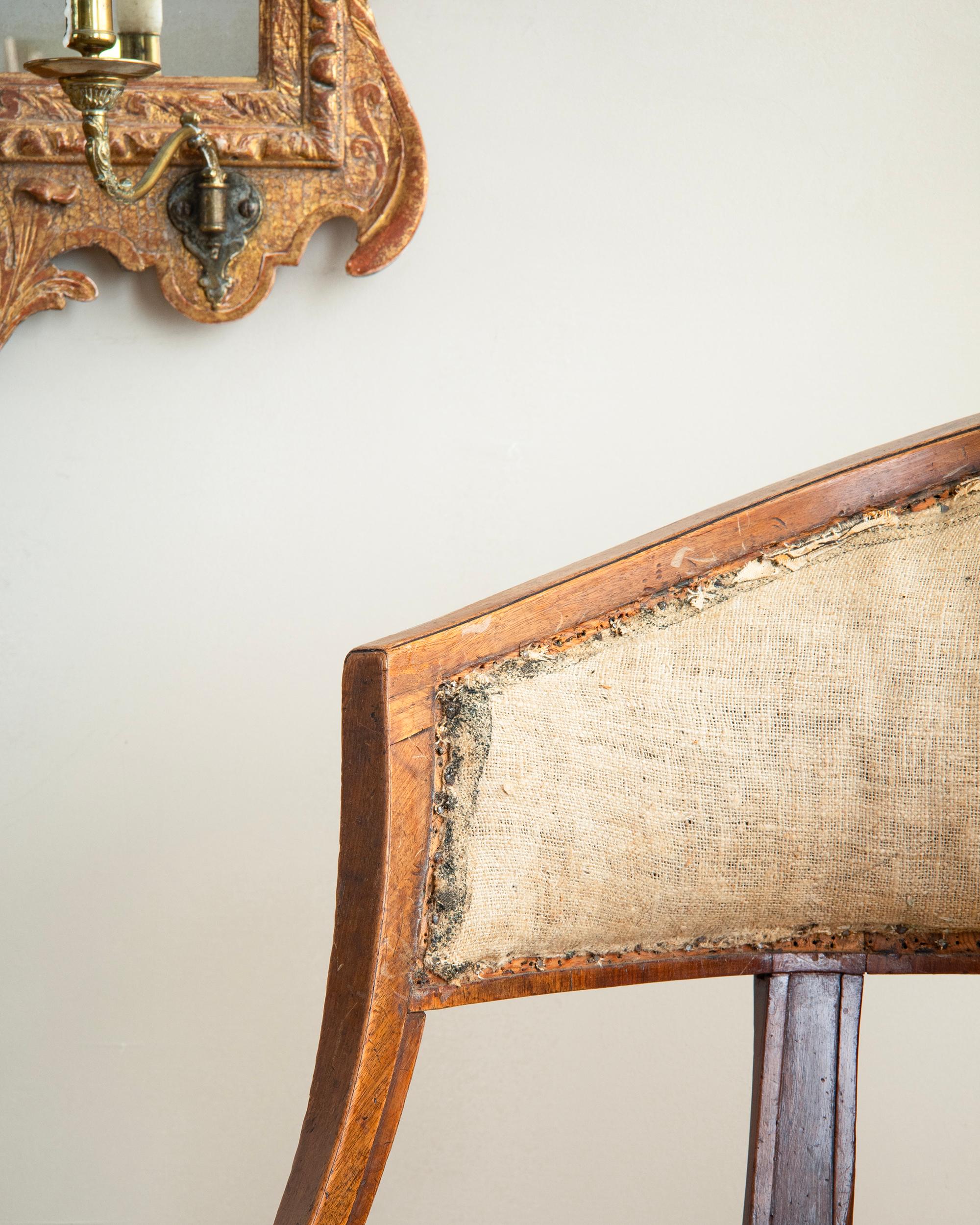 19th Century Gustavian Barrel Back Chairs For Sale 2