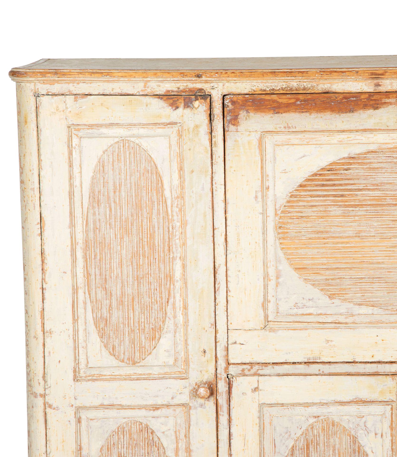 19th Century Gustavian Buffet with Fall Front Desk For Sale 4