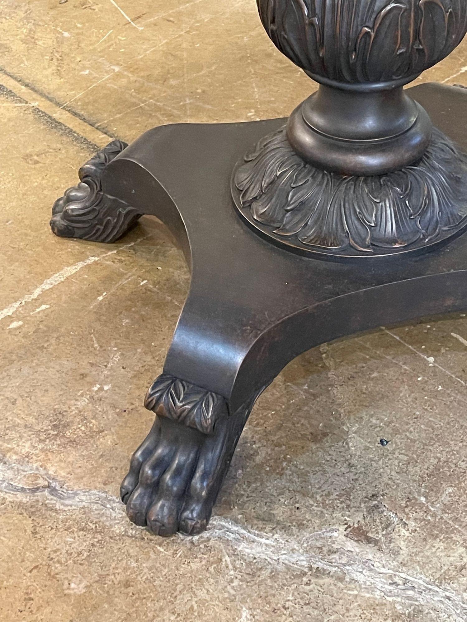 19th Century Gustavian Carved and Painted Occasional Table For Sale 1