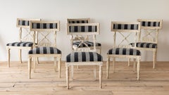 Chaises de salle à manger gustaviennes du 19e siècle