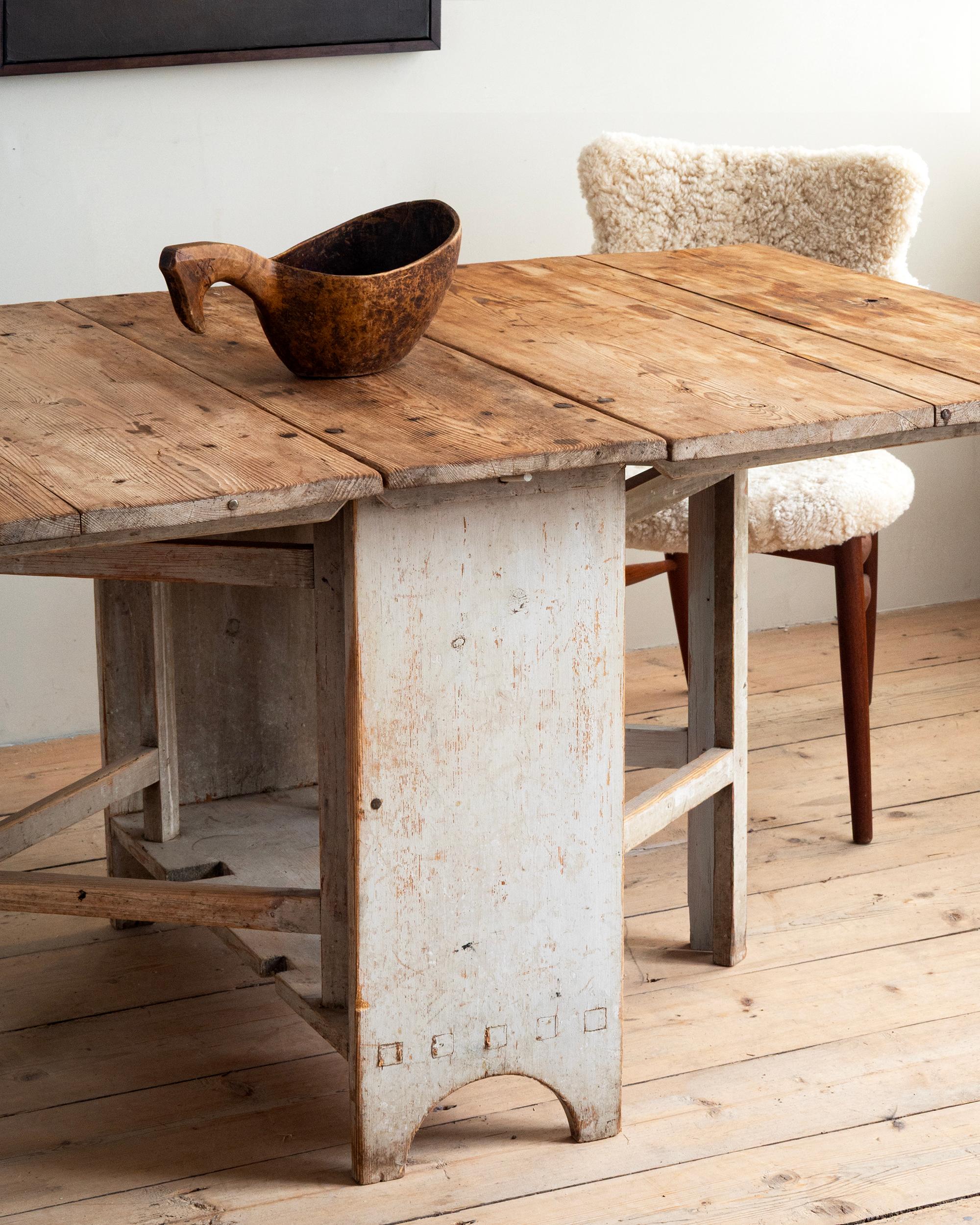 Table à abattant Gustavienne du 19ème siècle Bon état - En vente à Allerum, SE