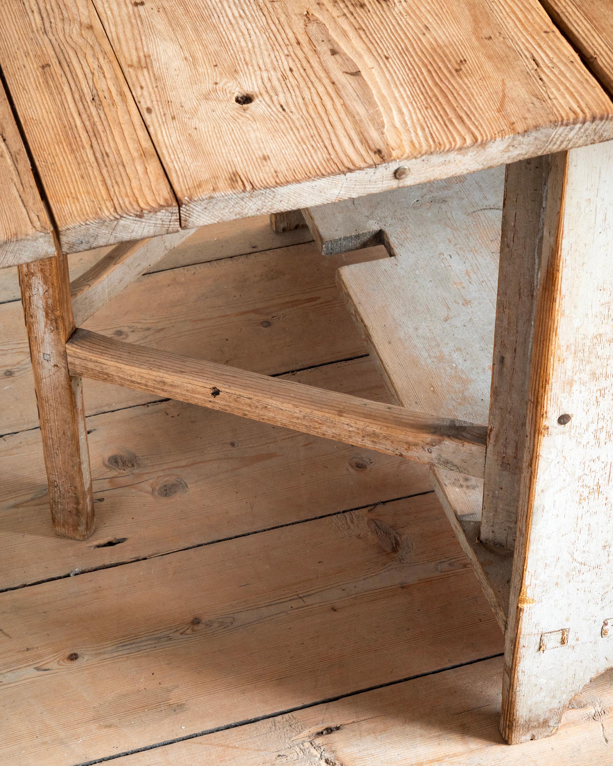 XIXe siècle Table à abattant Gustavienne du 19ème siècle en vente