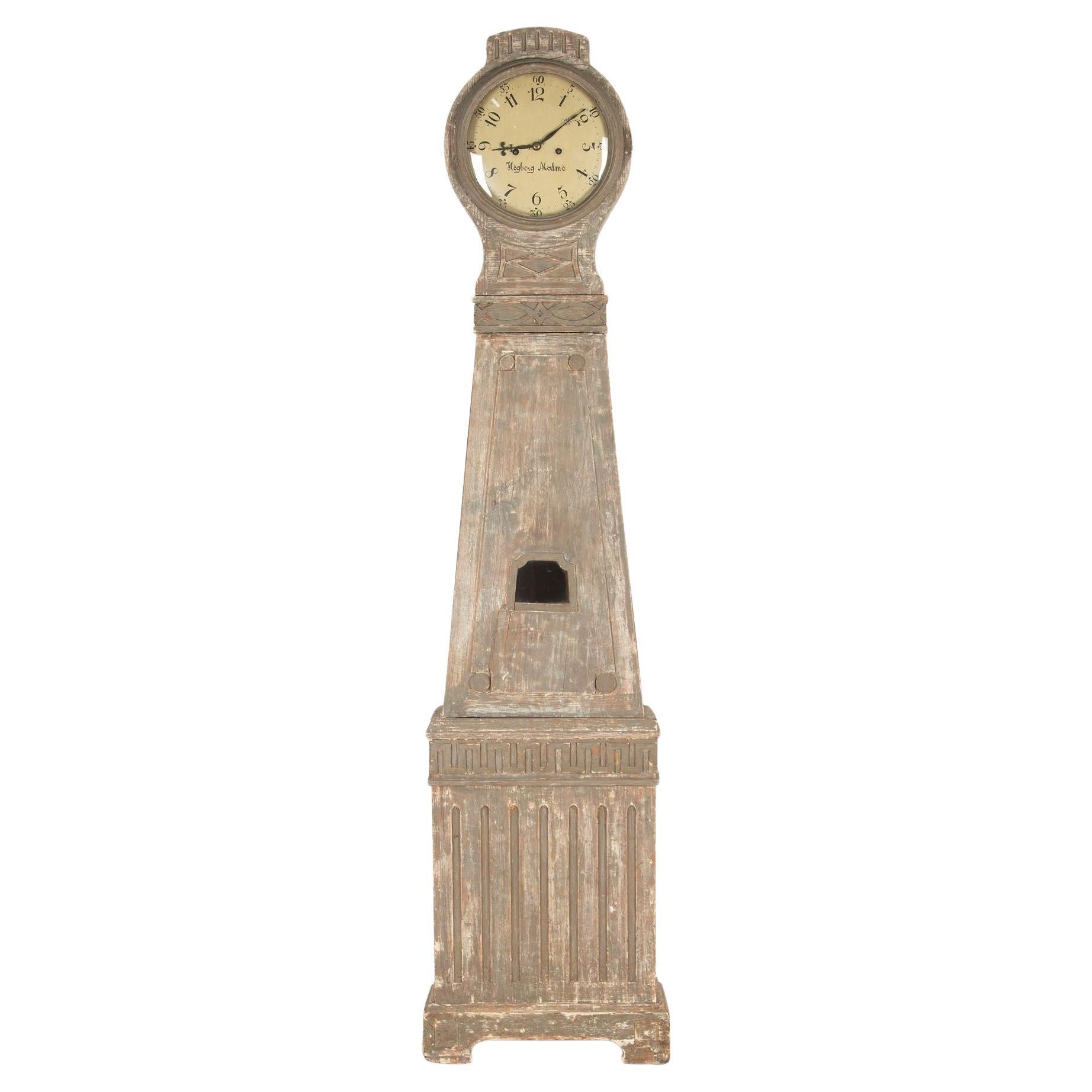 Horloge Gustavienne du 19ème siècle en vente