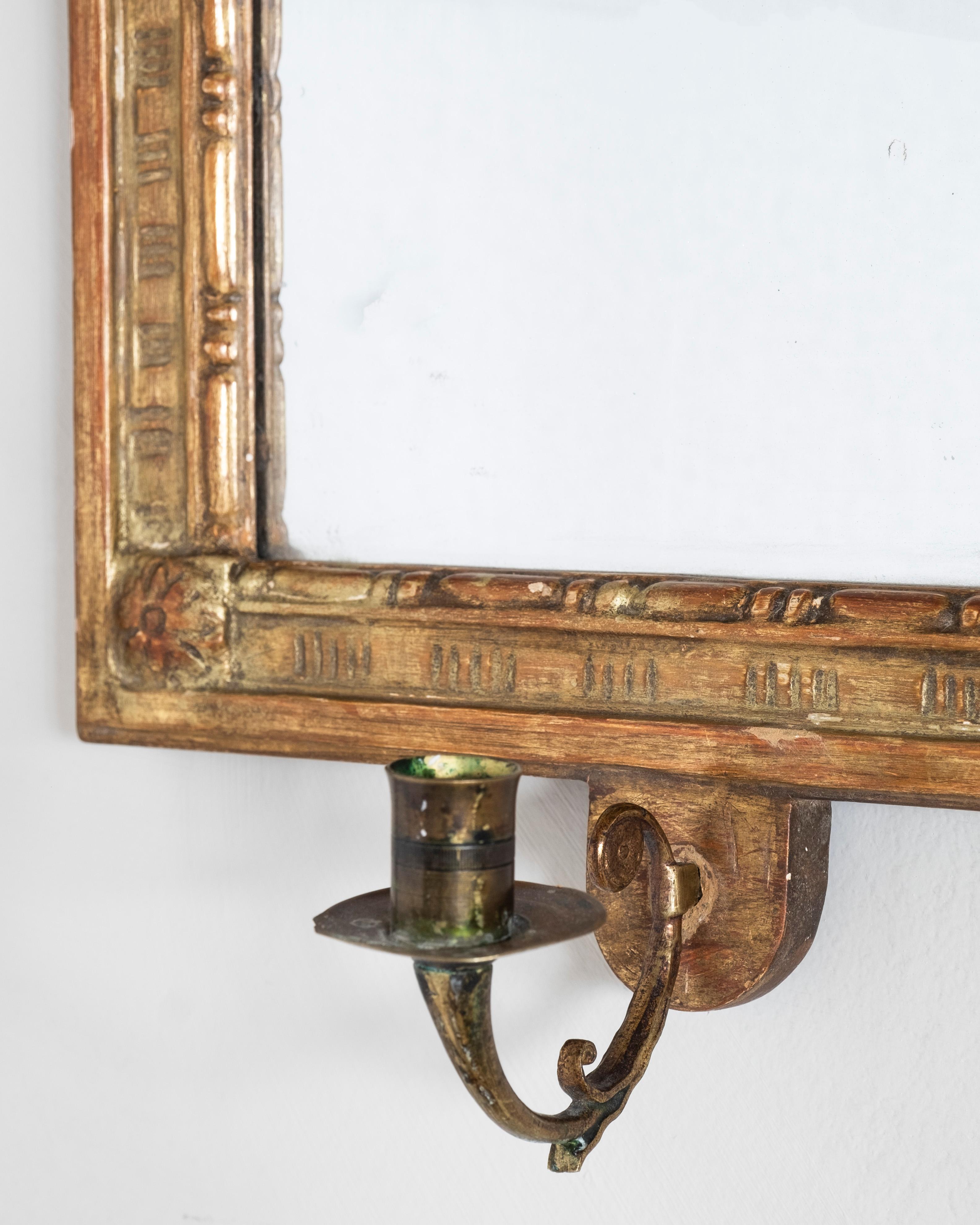 Swedish 19th Century Gustavian Mirror Scones