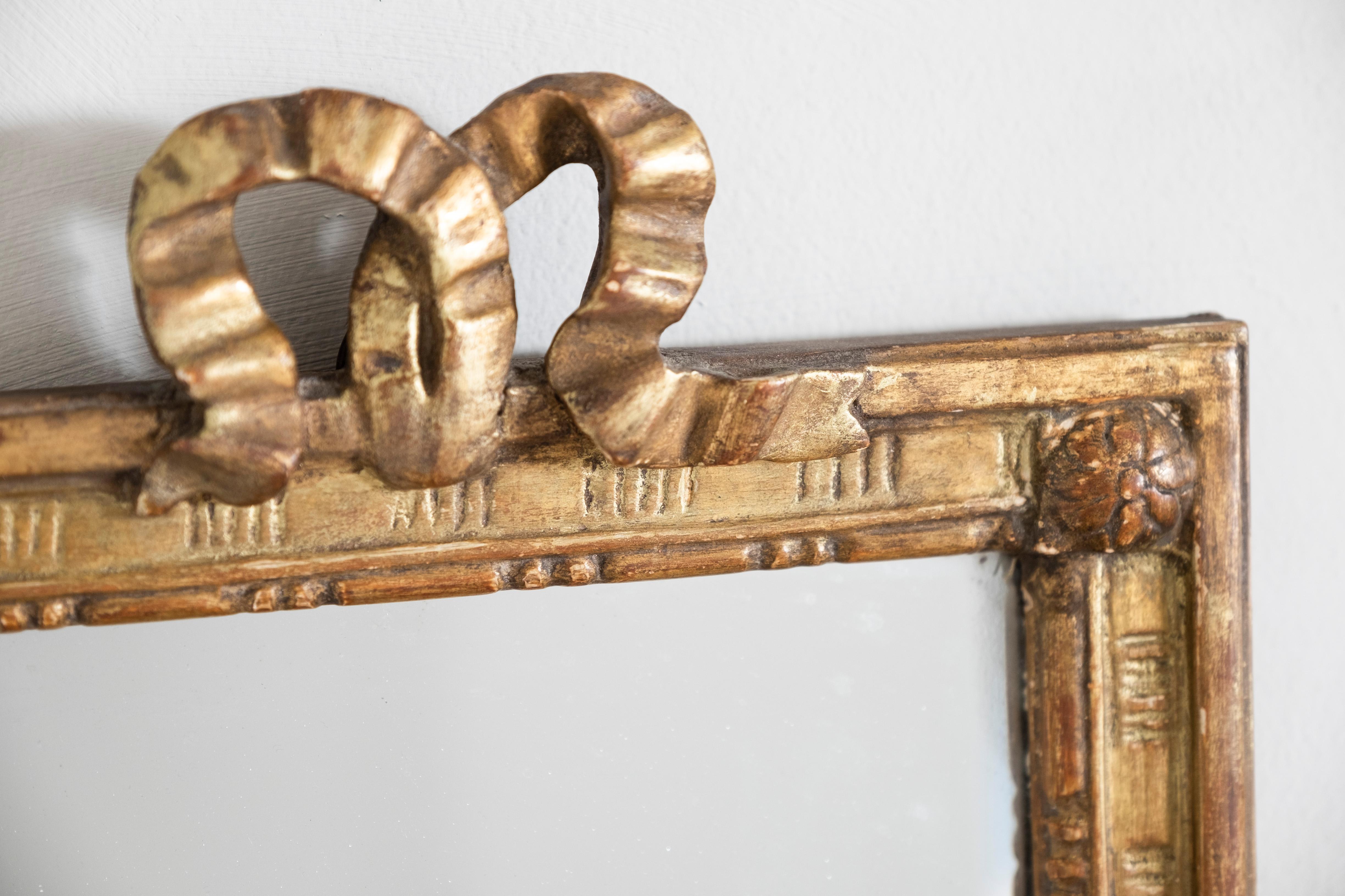 Wood 19th Century Gustavian Mirror Scones