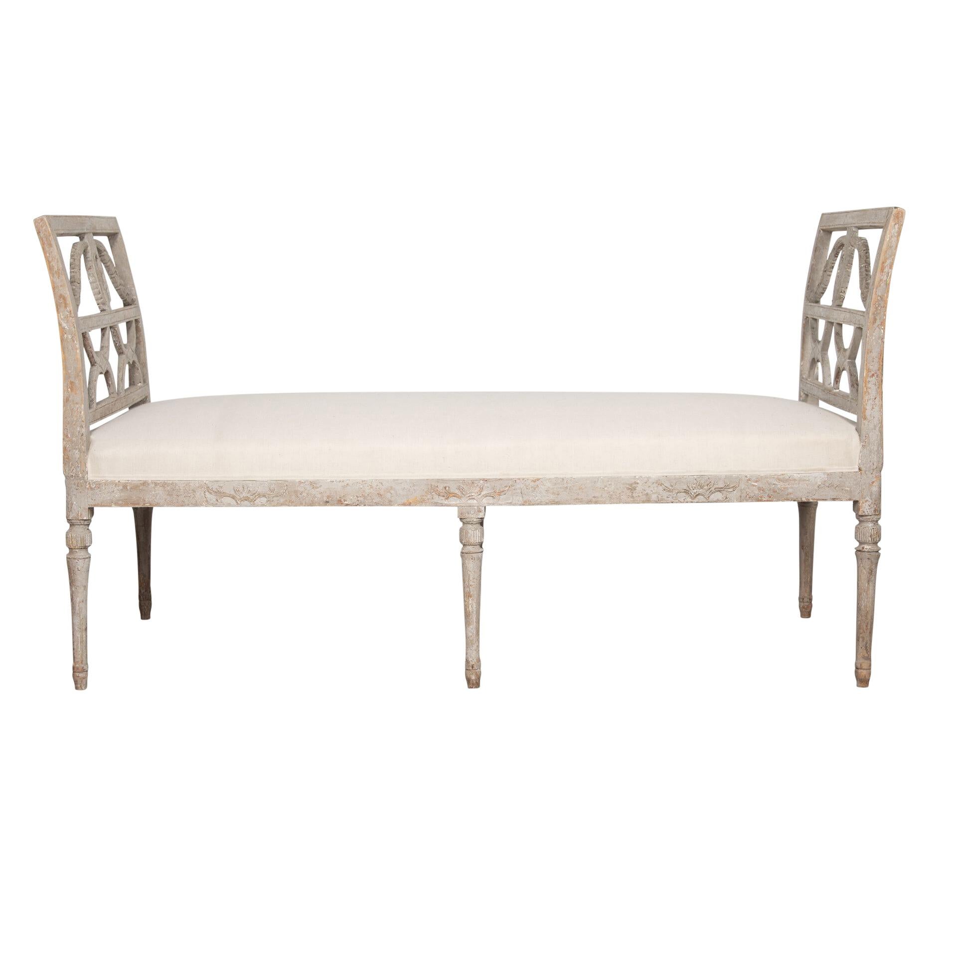 19th Century Gustavian Period Bench For Sale 4