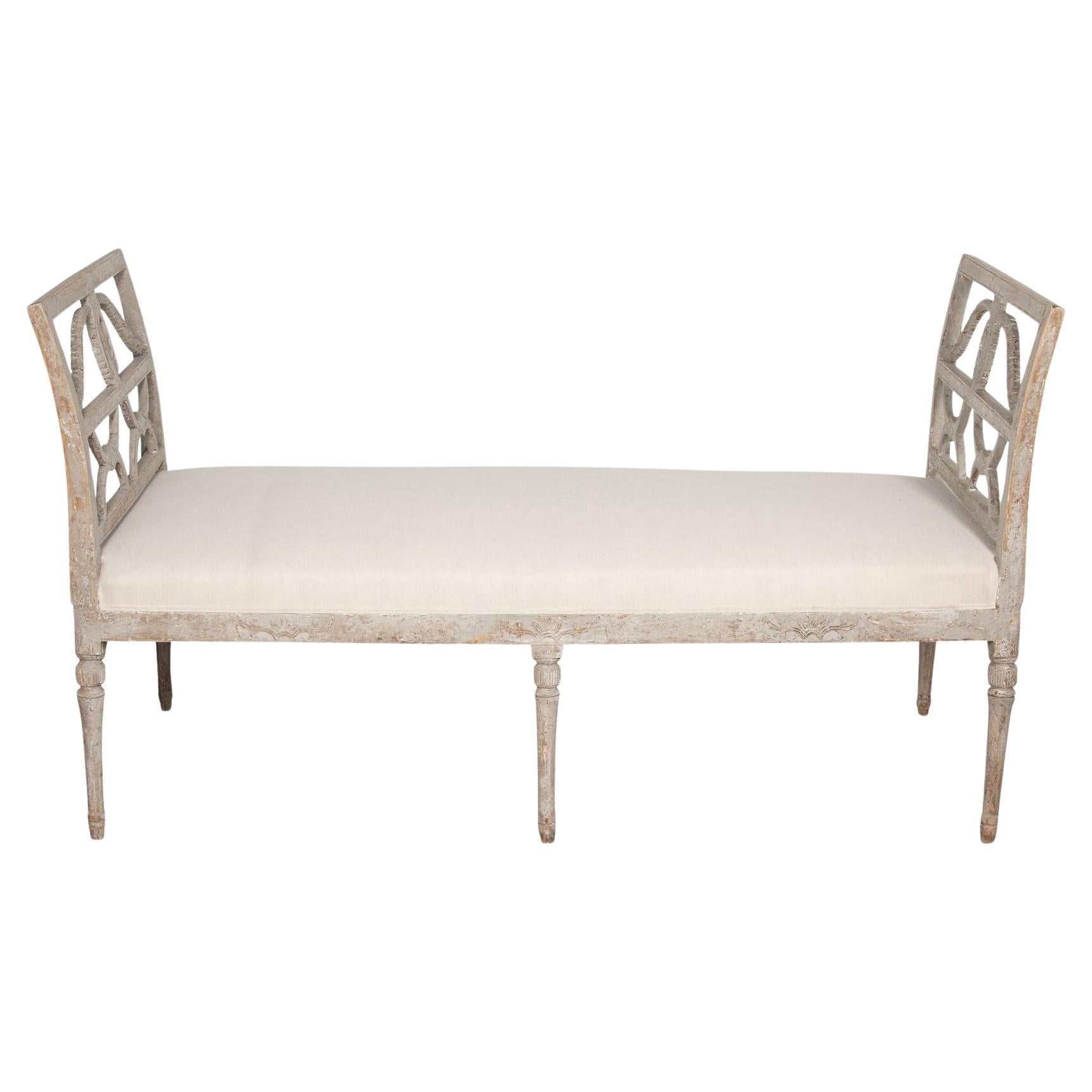 19th Century Gustavian Period Bench For Sale