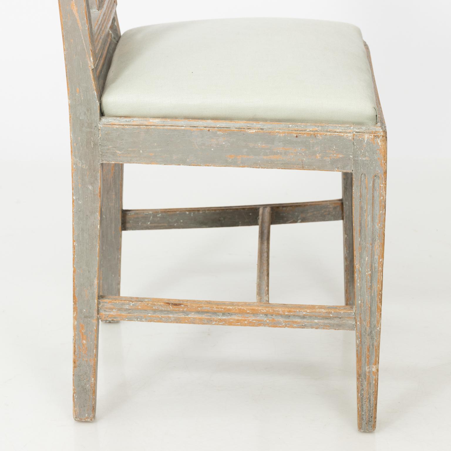 Painted 19th Century Gustavian Side Chair