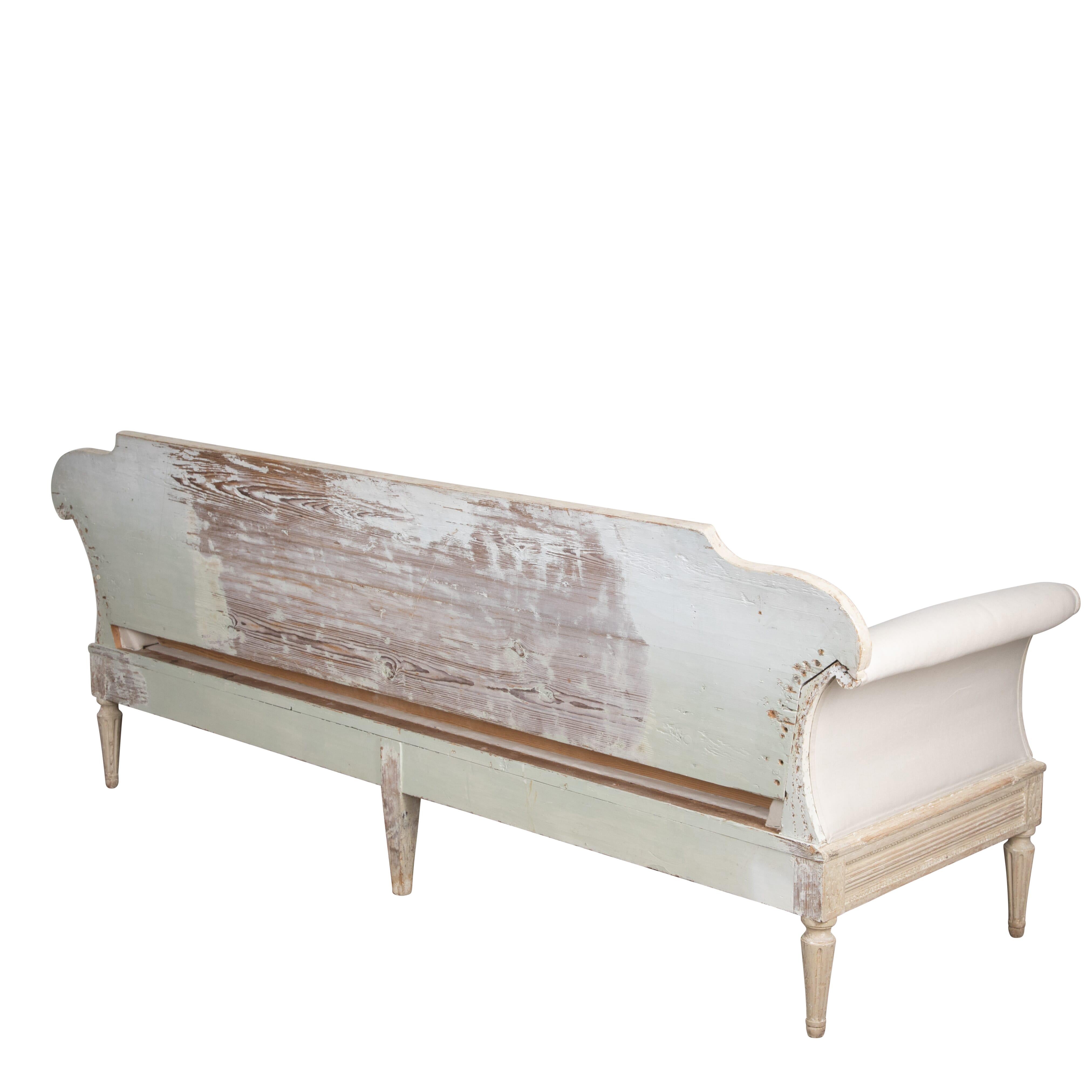 Wood 19th Century Gustavian Sofa For Sale