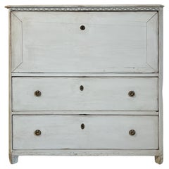 Gustavian Style Desk or Secretaire, 19th Century