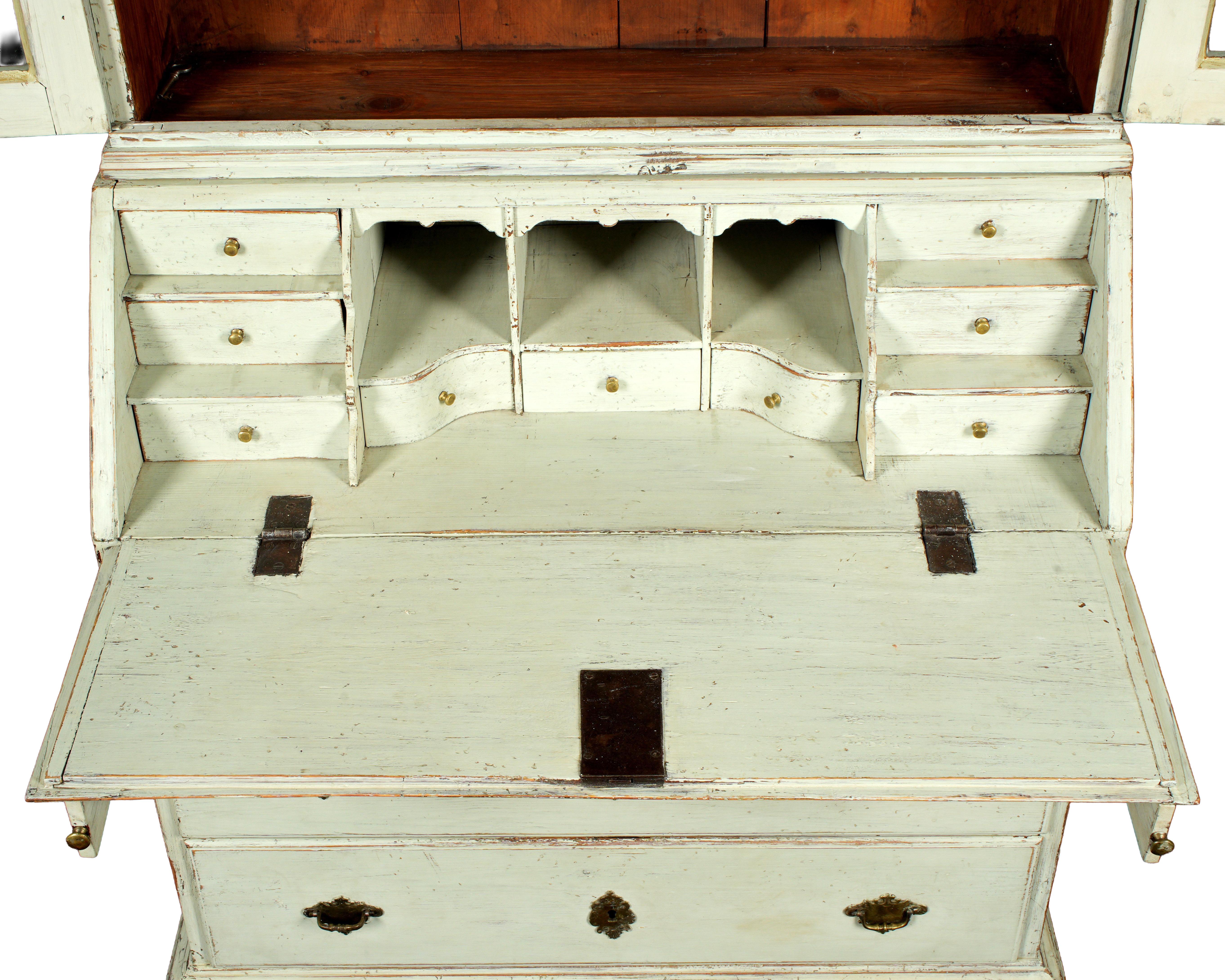 Sekretär im Gustavianischen Stil des 19. Jahrhunderts (Holz) im Angebot