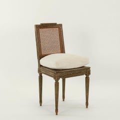 Chaise d'appoint de style gustavien du 19e siècle