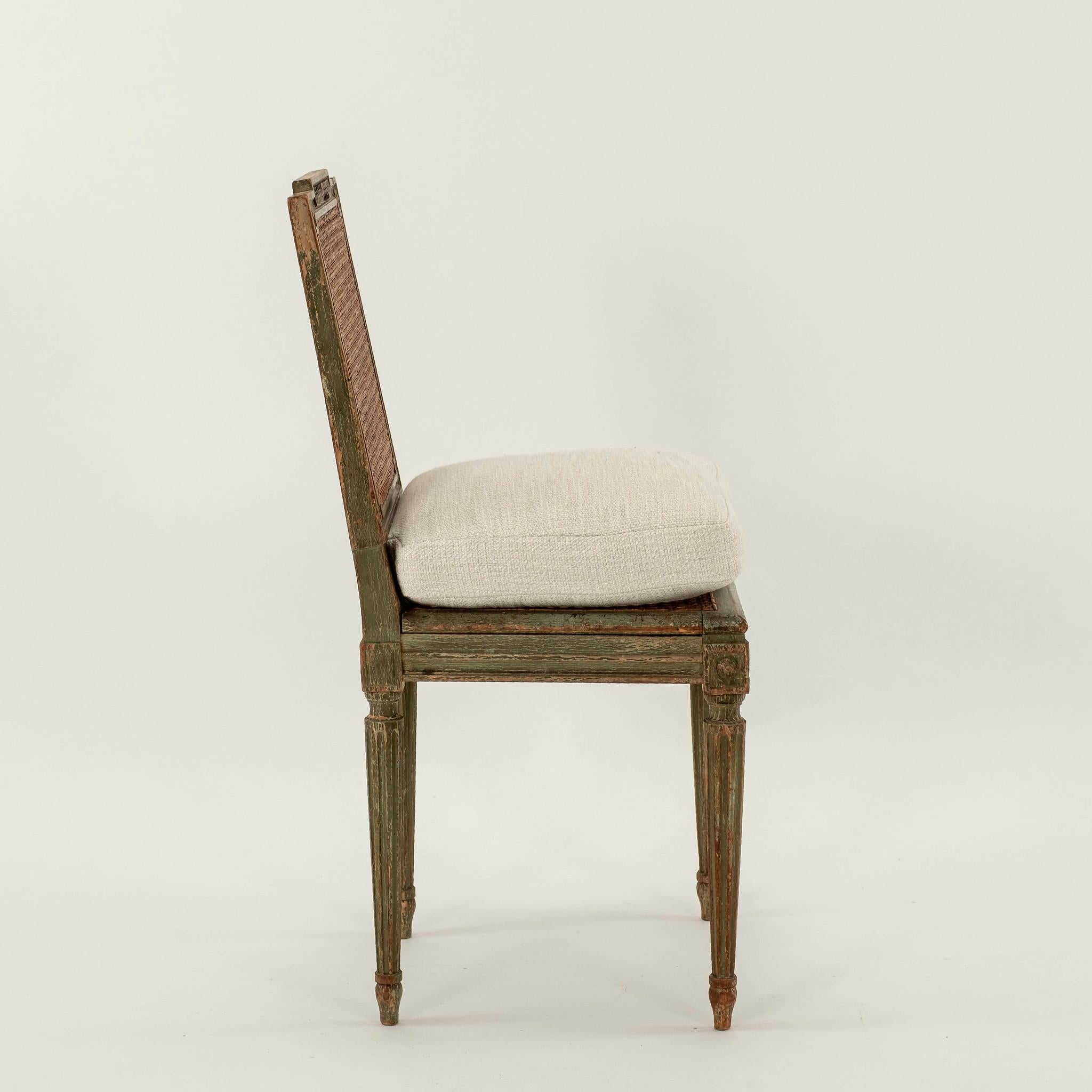 19th Century Gustavian Style Side Chair In Good Condition In Houston, TX