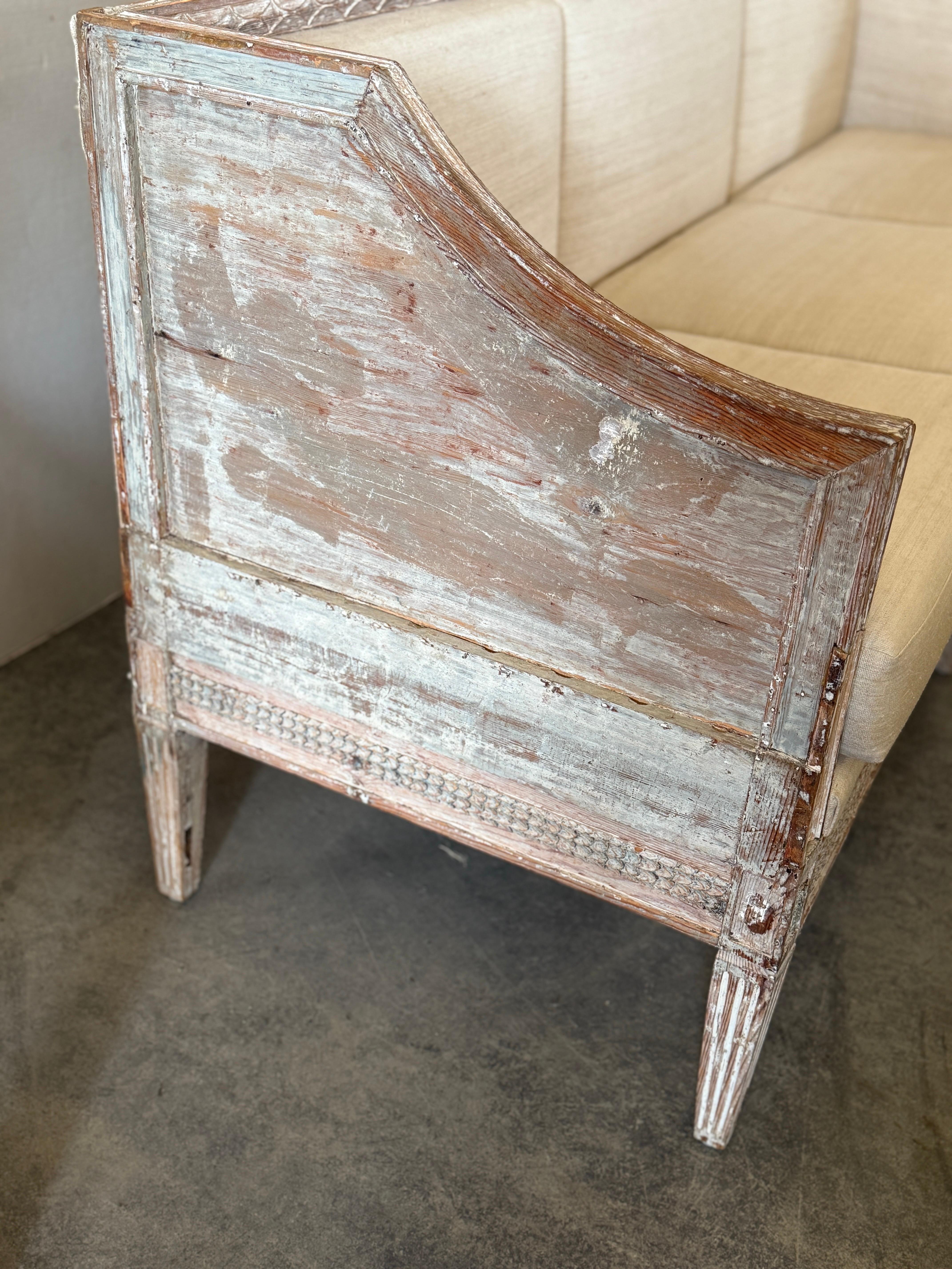 Canapé-lit suédois de style gustavien du XIXe siècle en vente 6