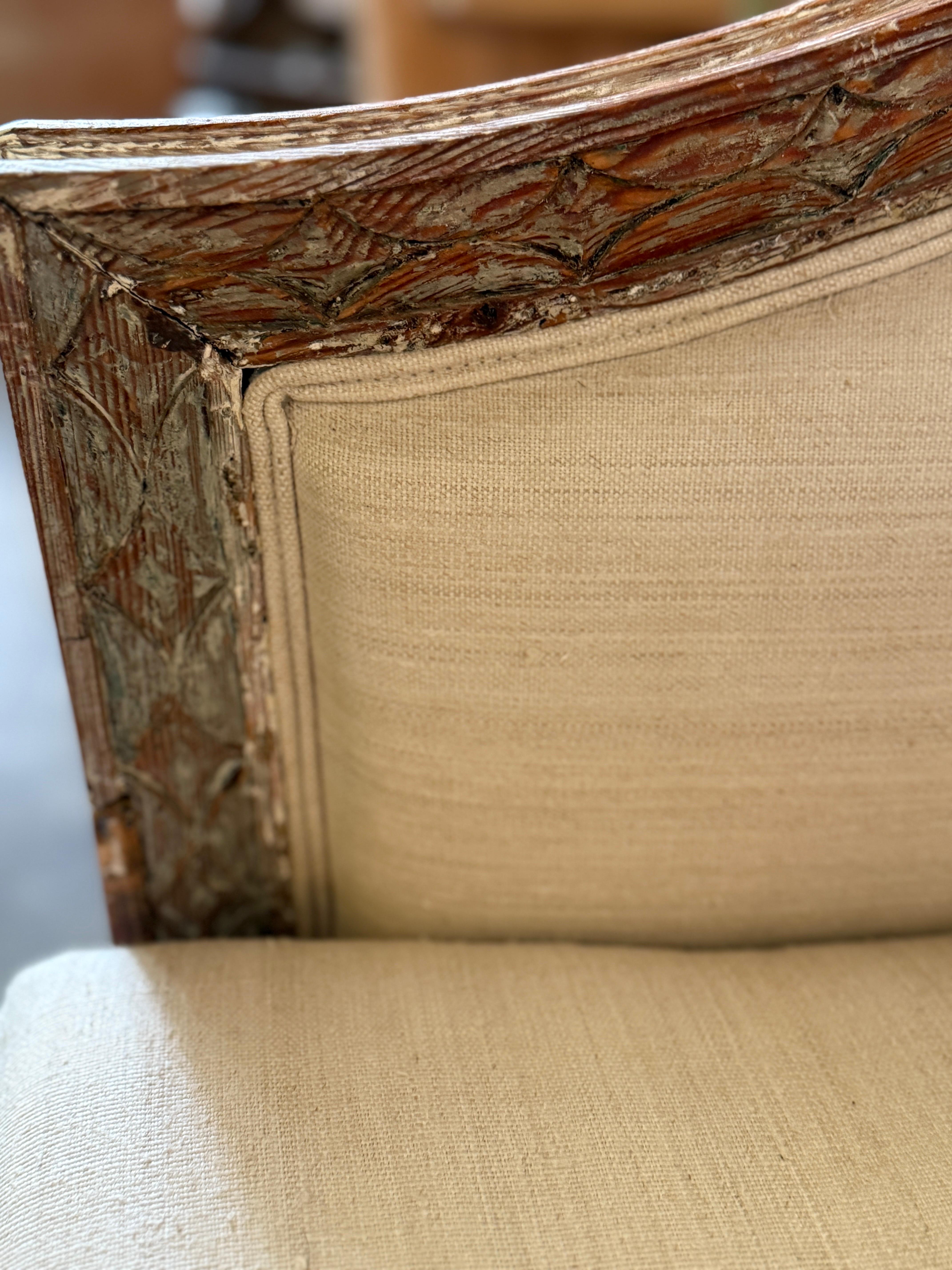 Canapé-lit suédois de style gustavien du XIXe siècle Bon état - En vente à Round Top, TX