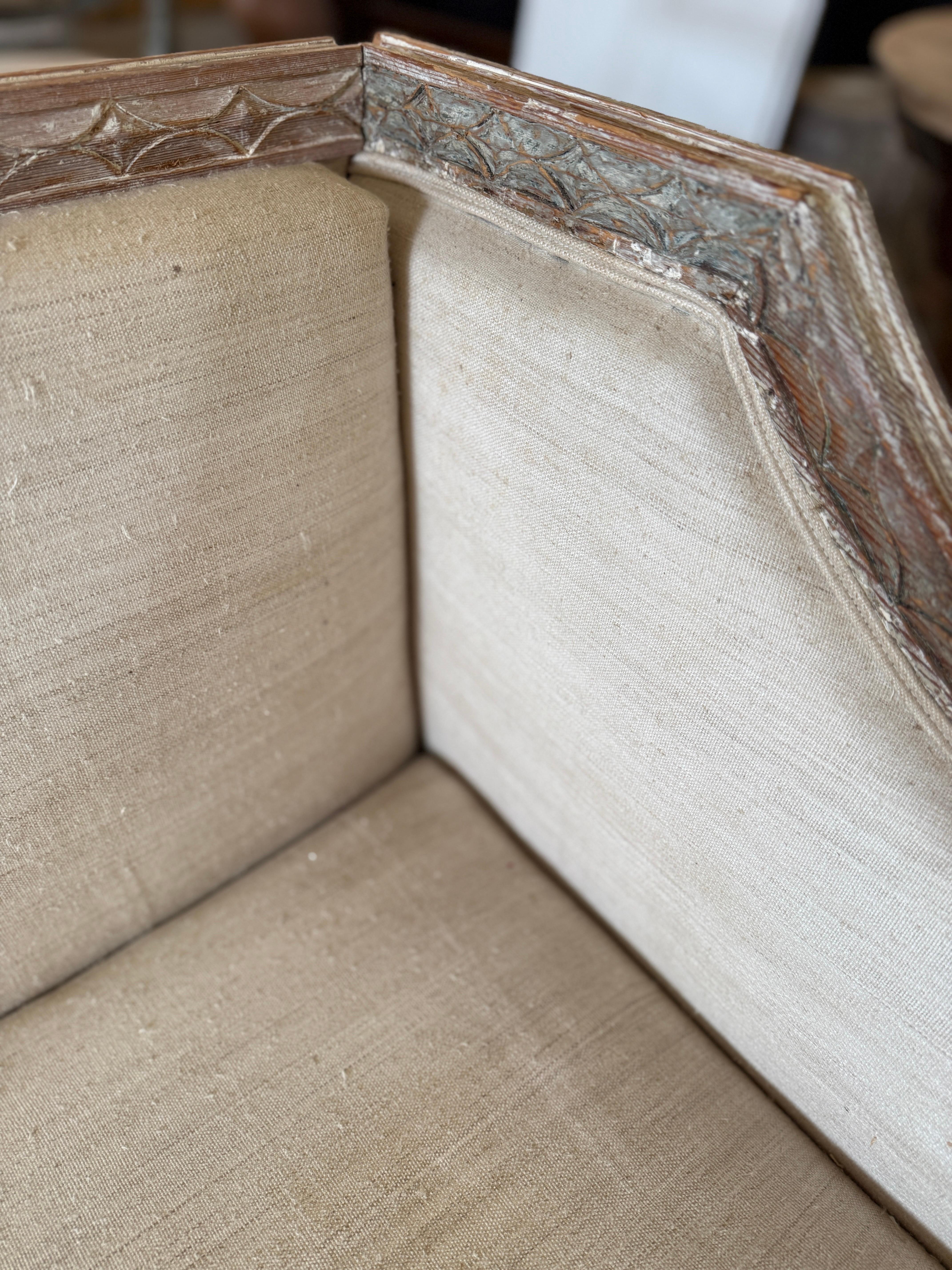 Canapé-lit suédois de style gustavien du XIXe siècle en vente 1