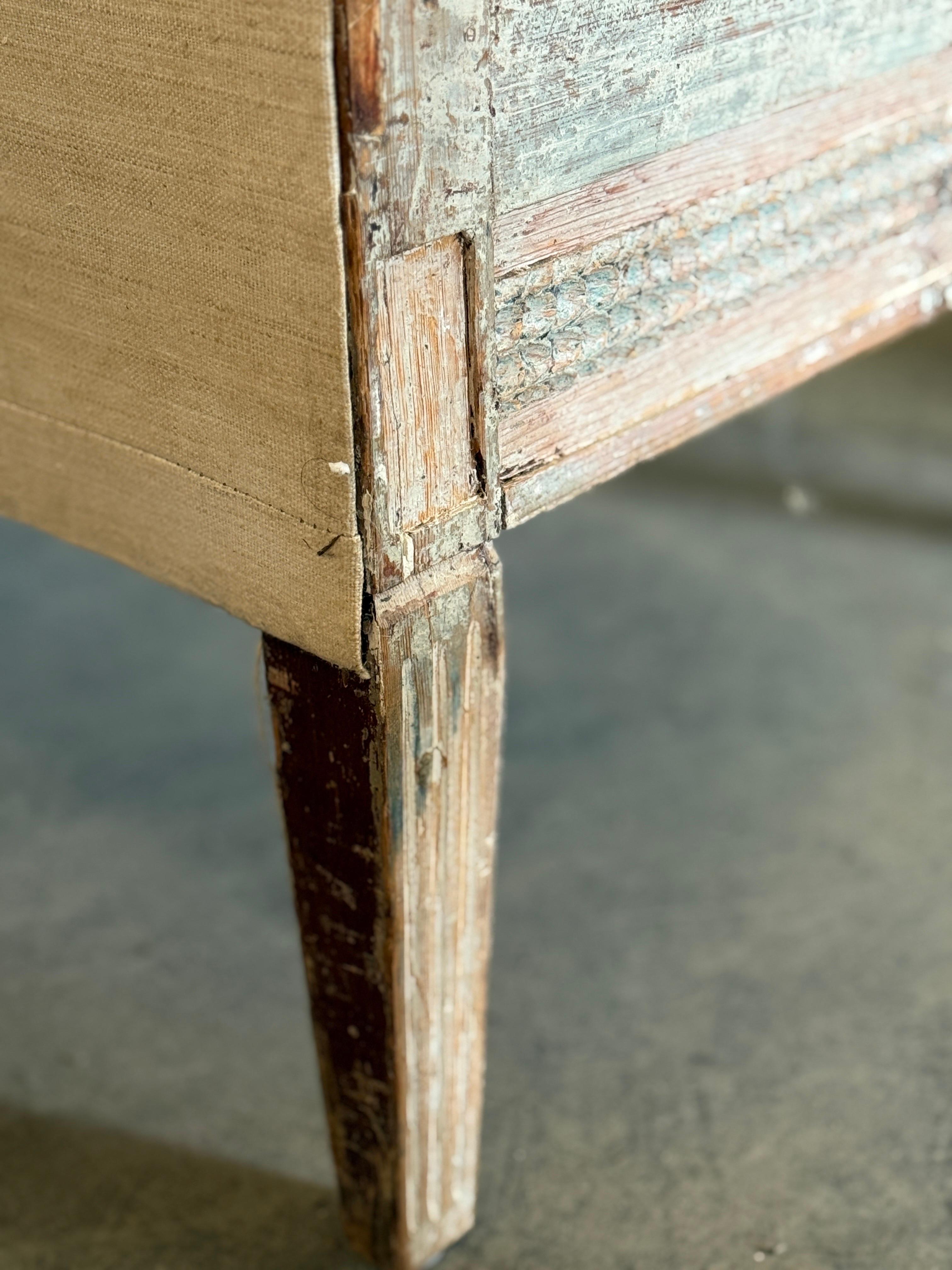 Canapé-lit suédois de style gustavien du XIXe siècle en vente 3