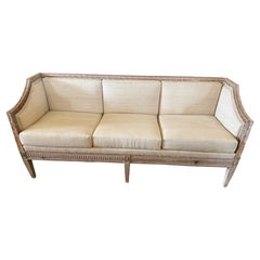 Canapé-lit suédois de style gustavien du XIXe siècle