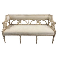 19th Century Gustavian Swedish Sofa Bench