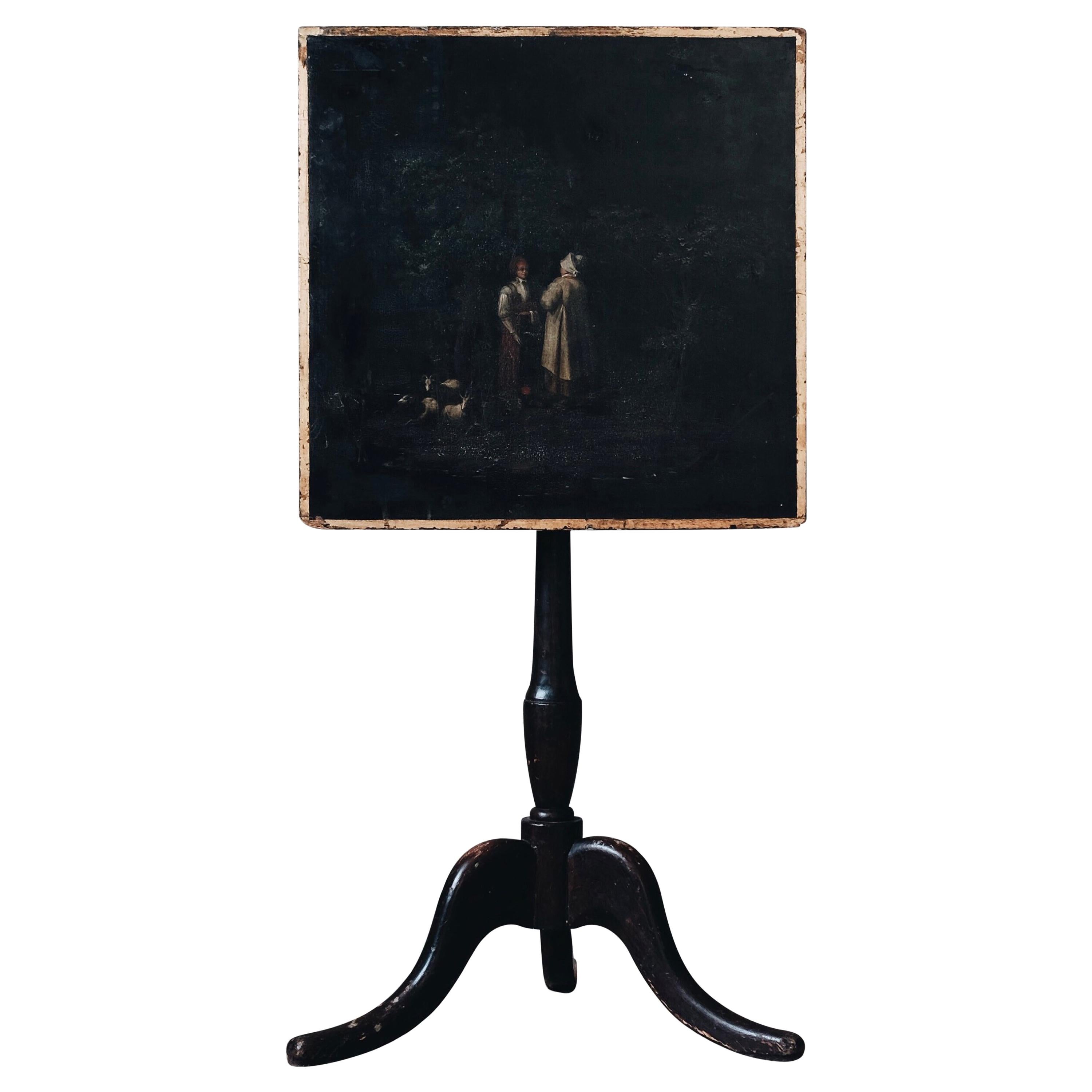 19th Century Gustavian Tilt-Top Table