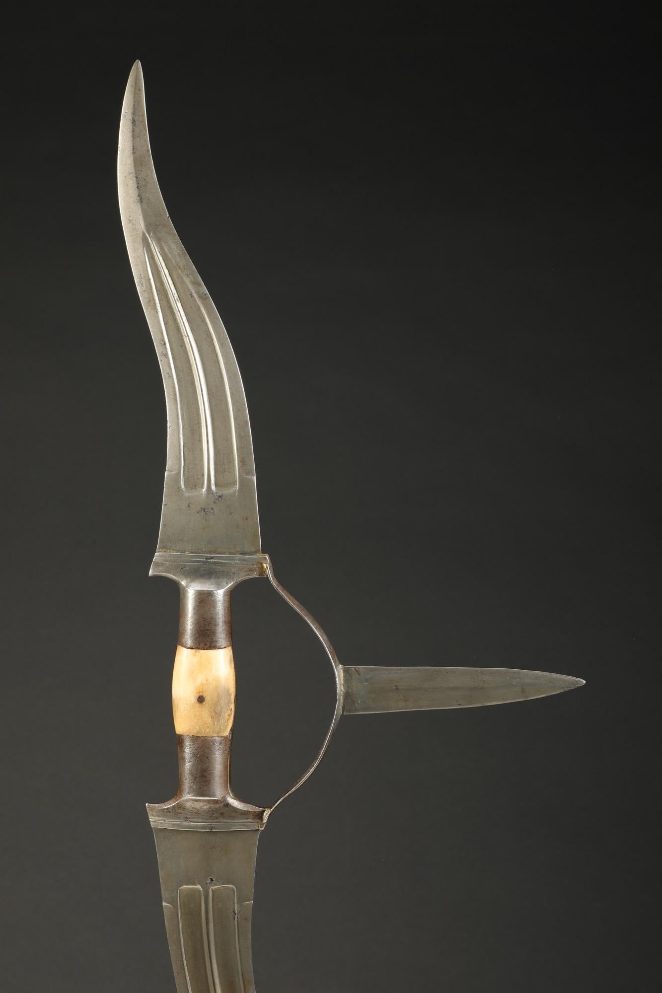 Indian 19th Century Haladie Dagger from India For Sale