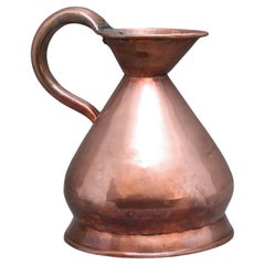 19th Century half gallon Copper Measuring Jug