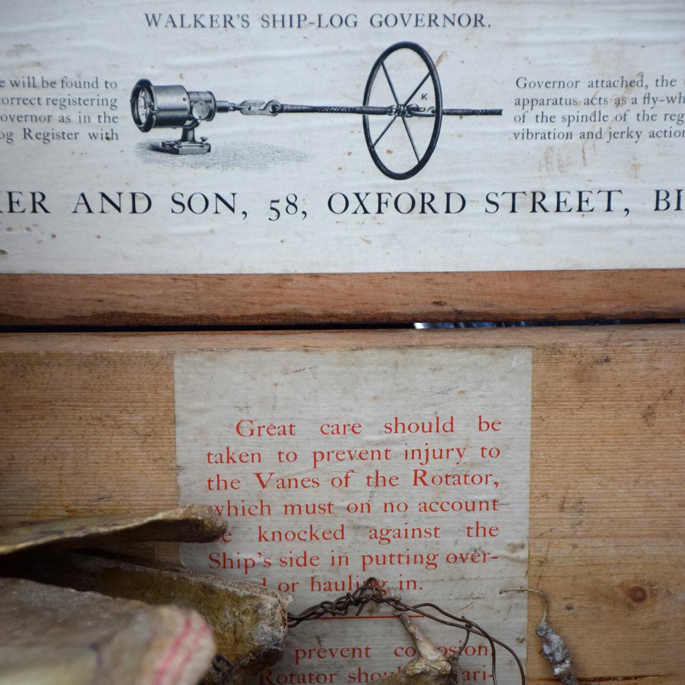 19th century half human medical skelton
 
We are proud to offer a real half human medical skeleton named “Archie”. Encased in a nautical pine box, labelled Walkers Patent Cherub Ship Log. This collection includes an articulated skull, an