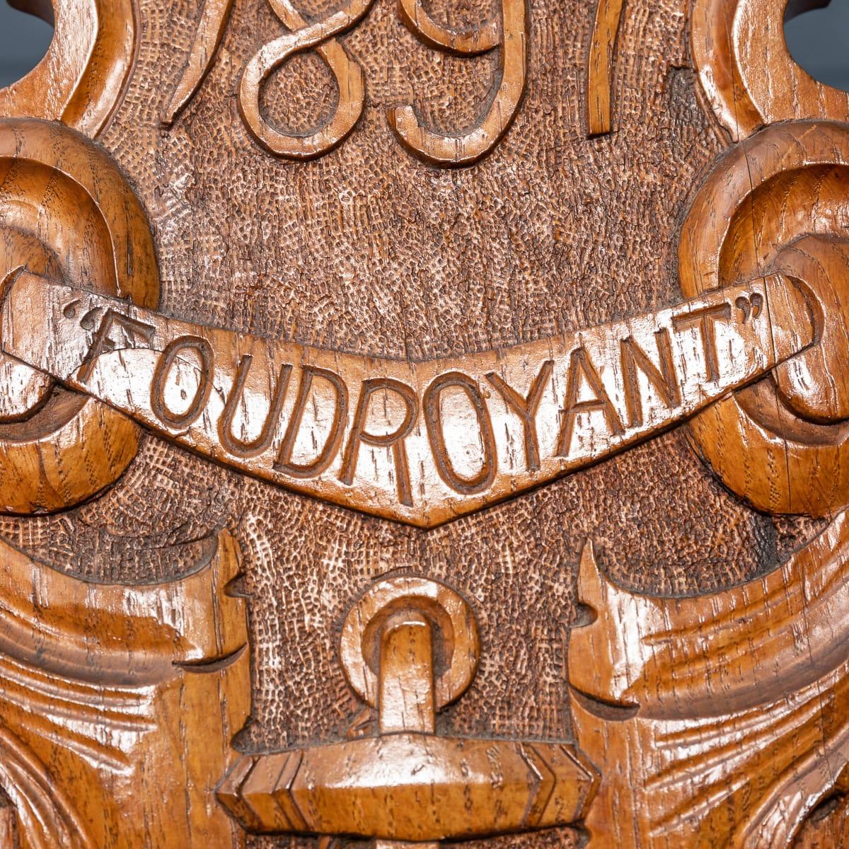 19th Century Hall Oak Chair From The Foudroyant, Lord Nelson’s Flagship 4