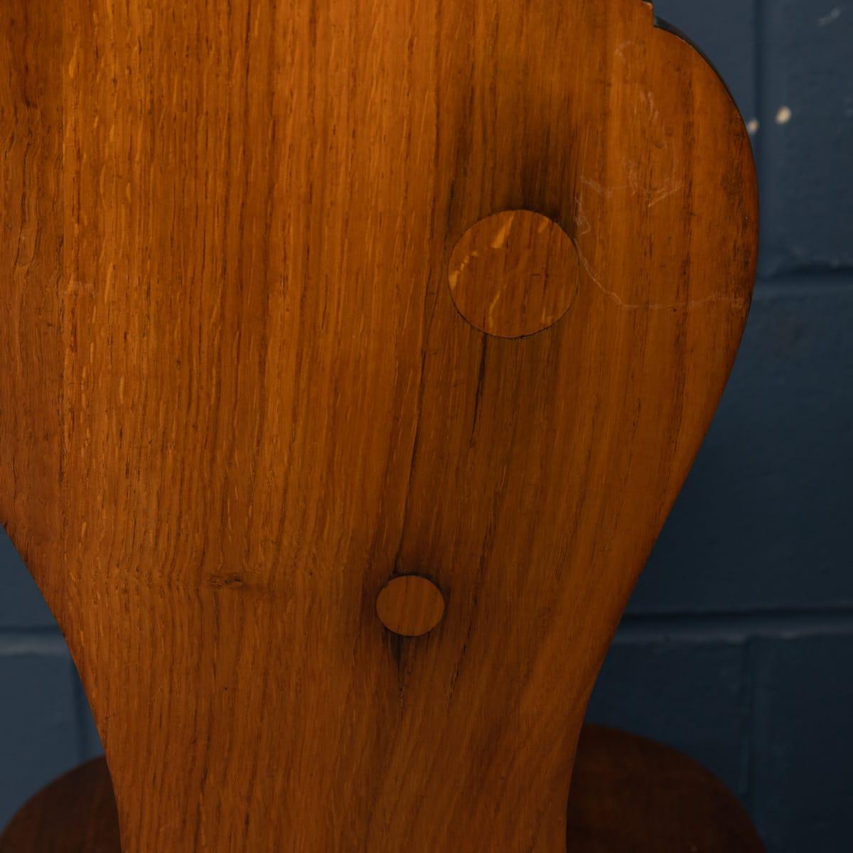 19th Century Hall Oak Chair From The Foudroyant, Lord Nelson’s Flagship 6