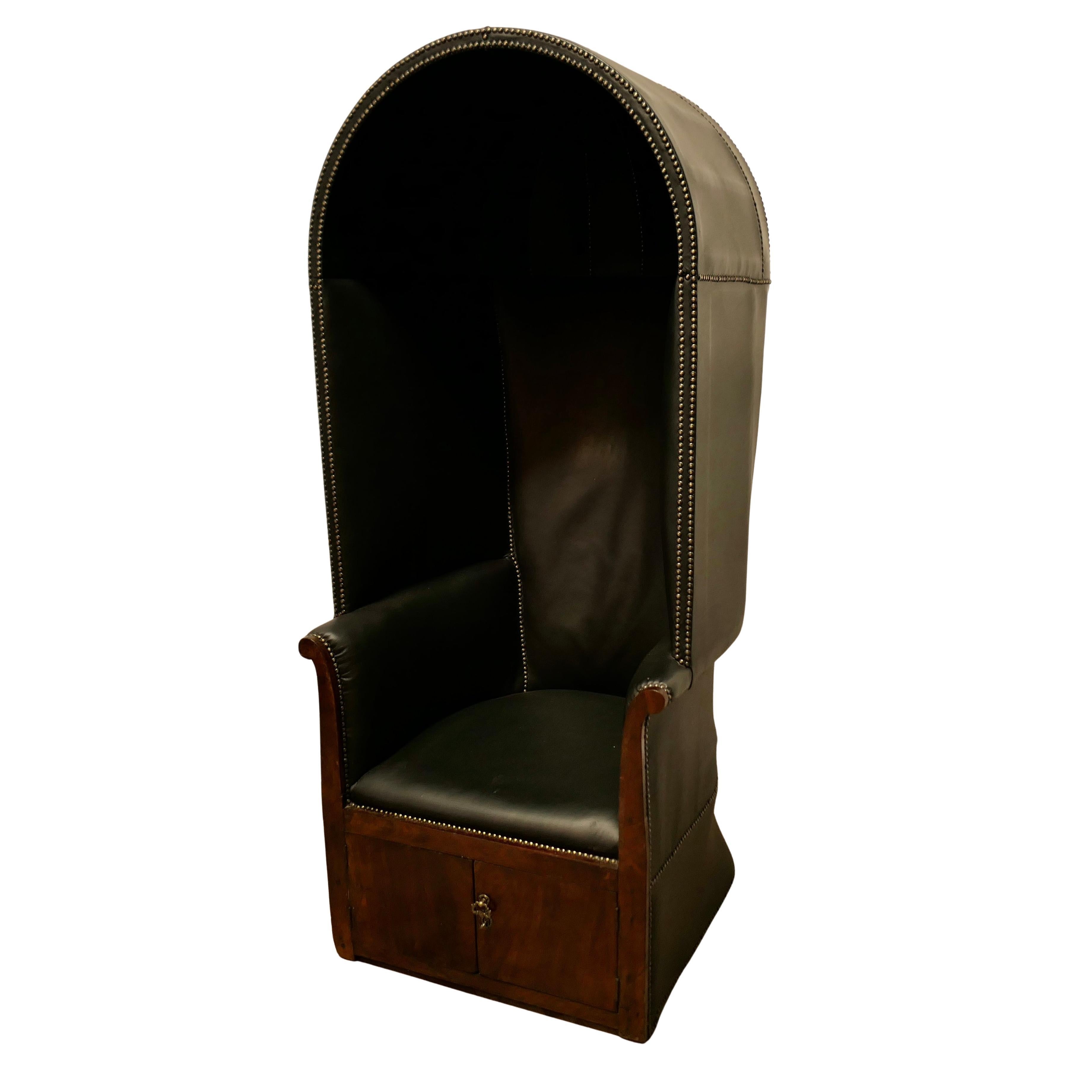 19th Century Hall Porters Chair For Sale