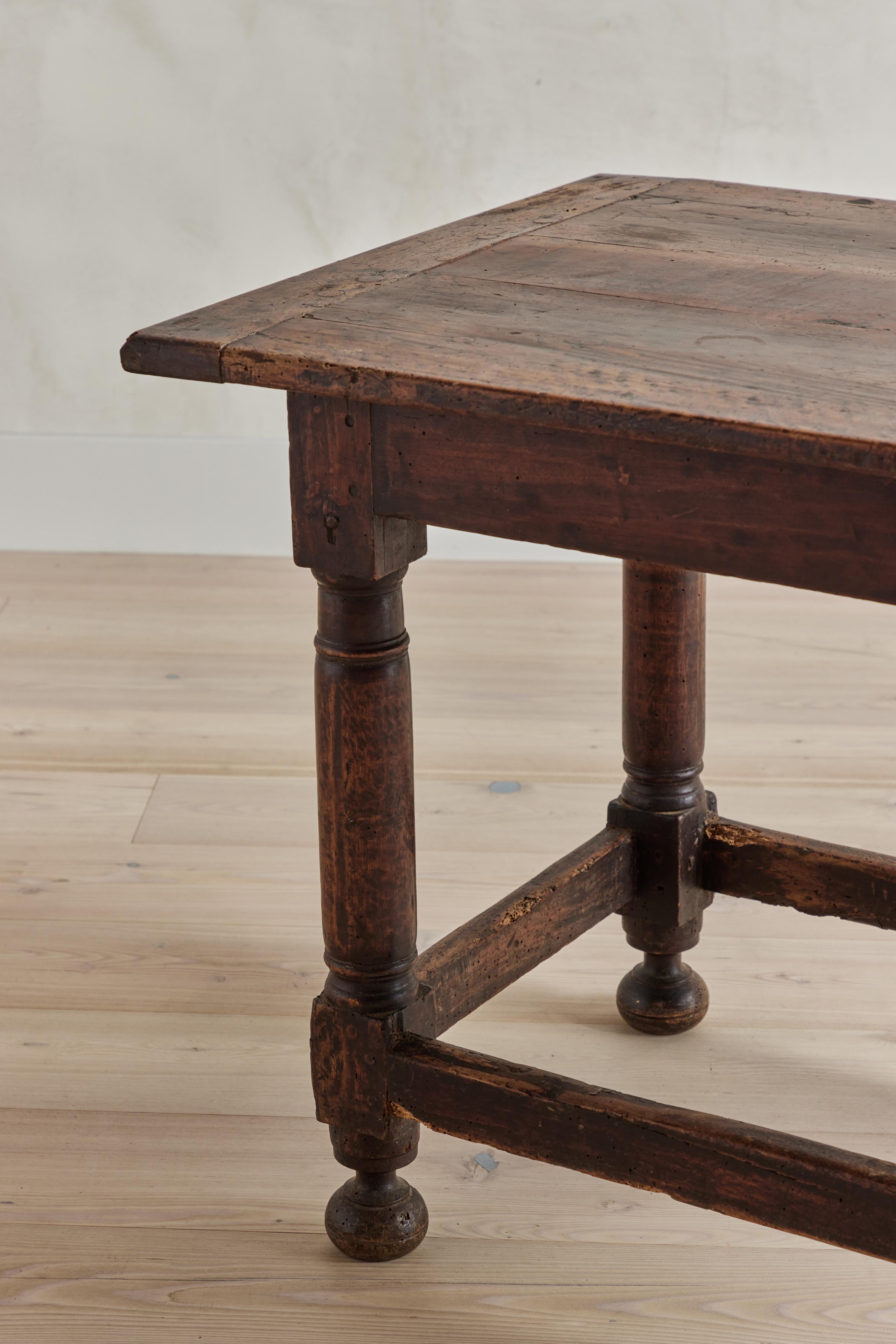 Wood 19th Century Hall Table