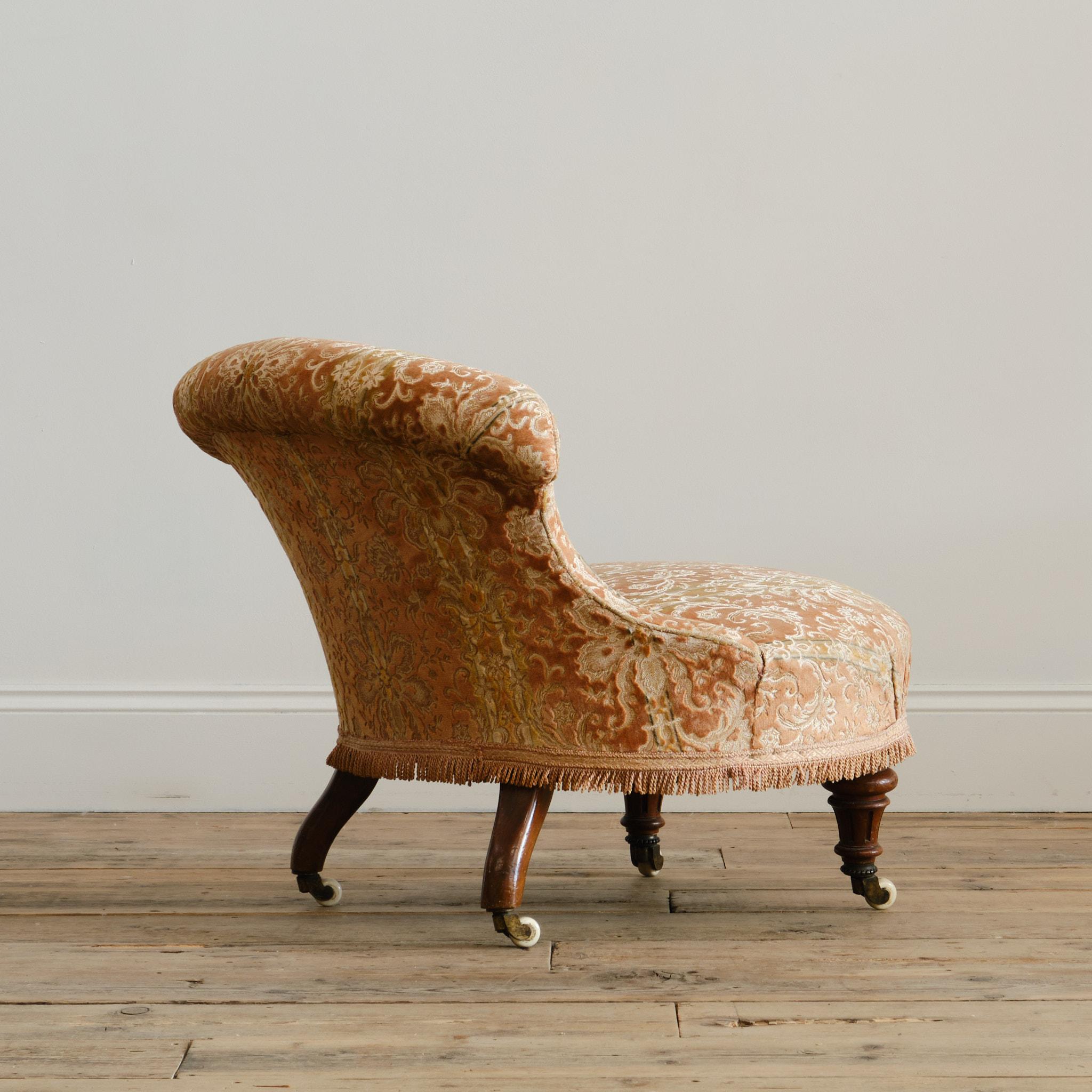 Chaise à pantoufles Hampton & Sons du 19e siècle État moyen - En vente à Batley, GB