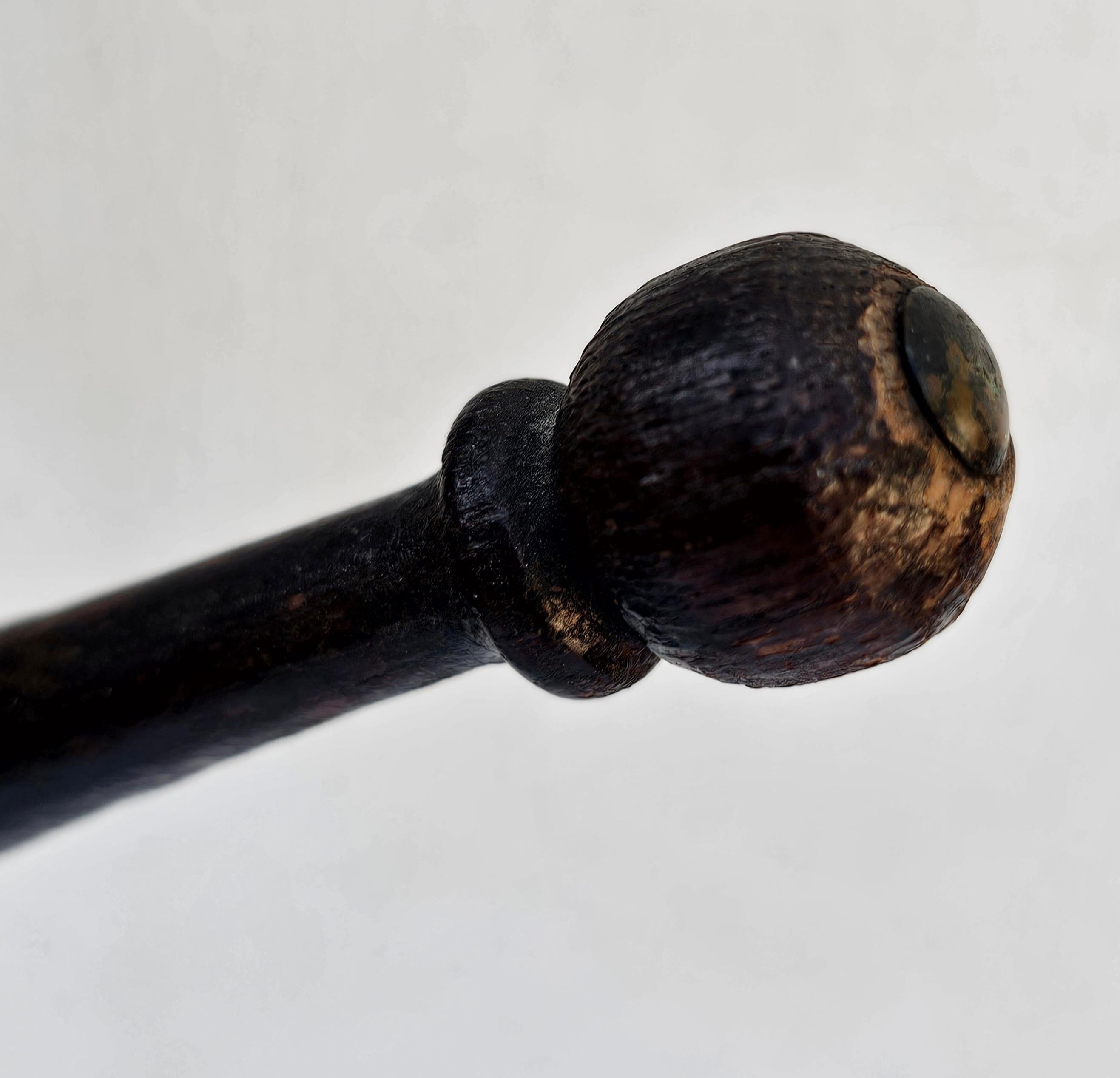 Appendiabiti vittoriano in legno di quercia macchiato del XIX secolo in vendita 6