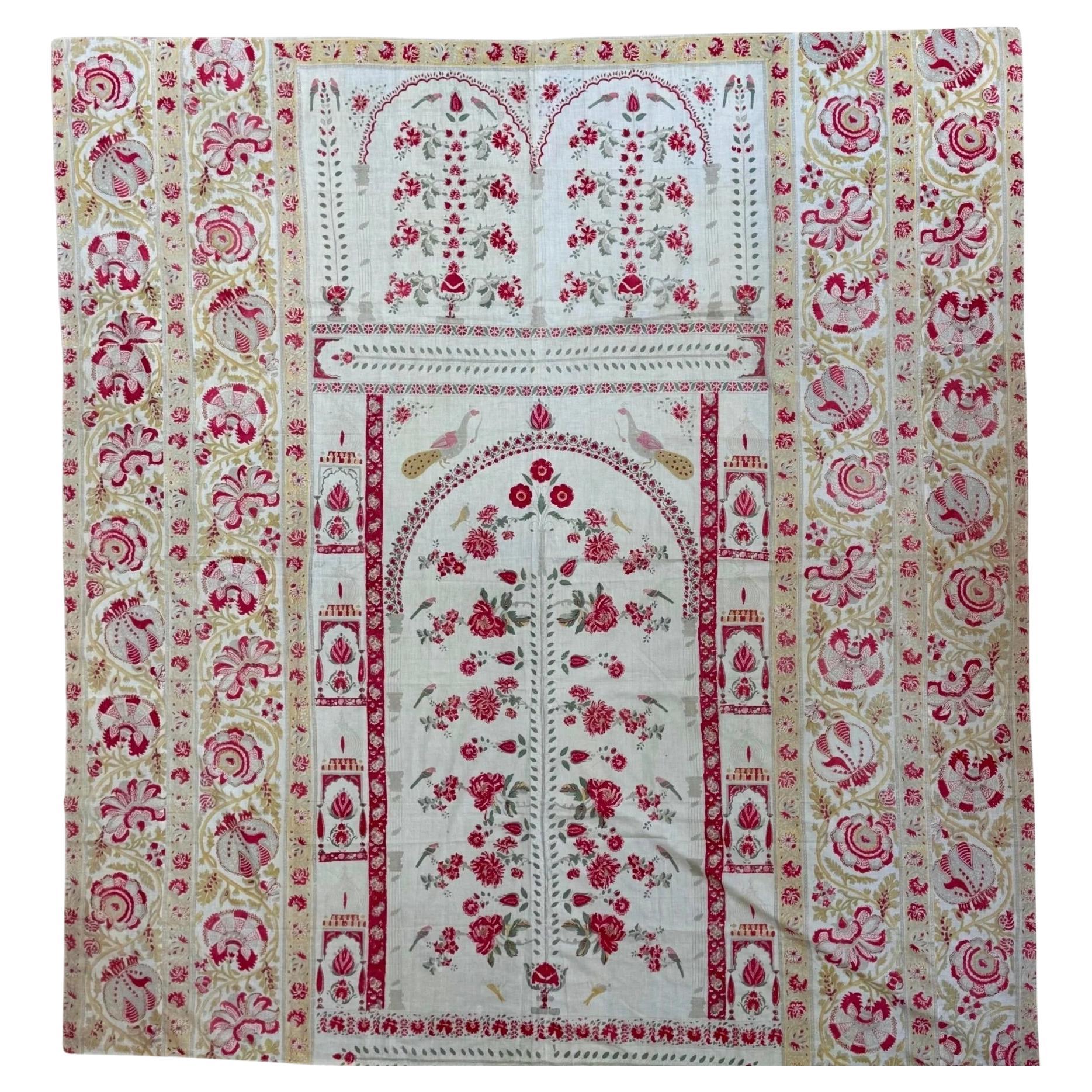 19th Century Hand-blocked textile
