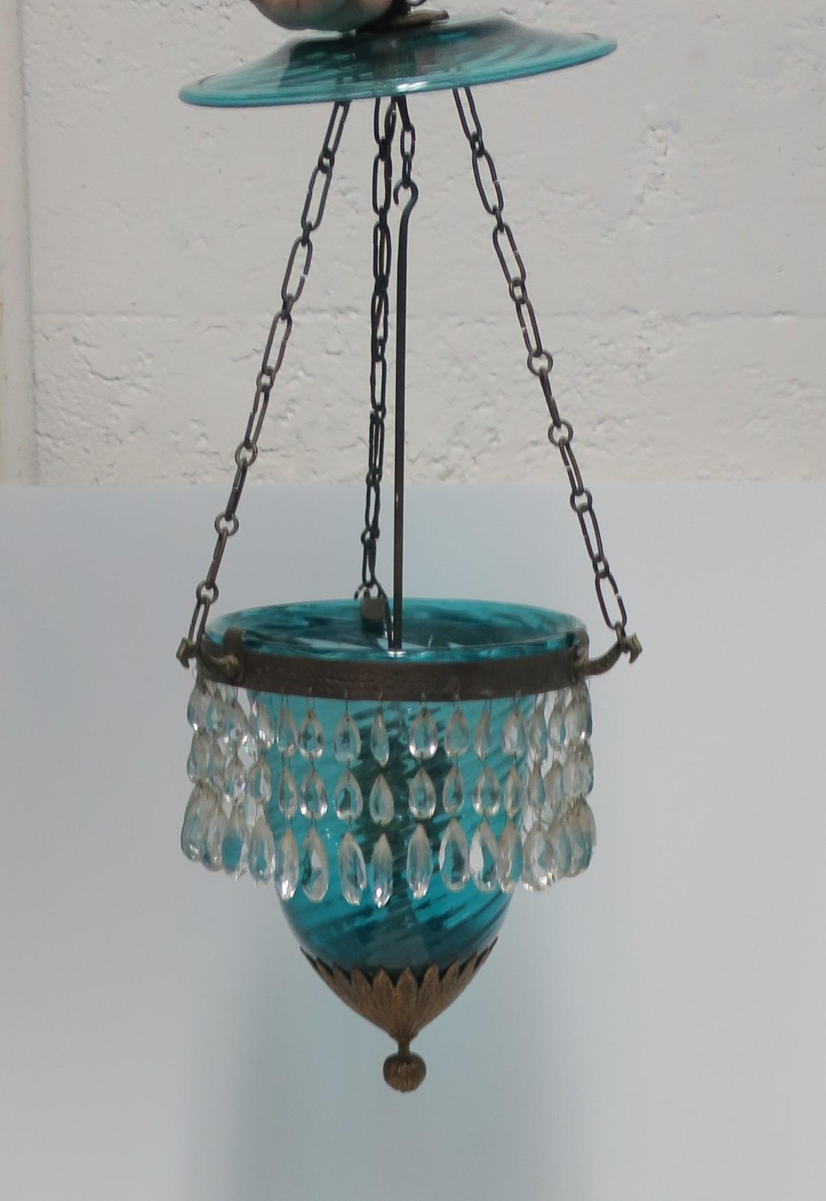 sea glass chandelier