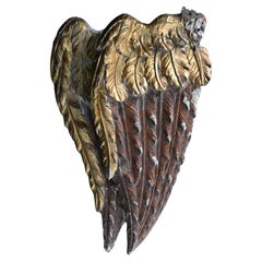 19th Century hand carved Angel Wings