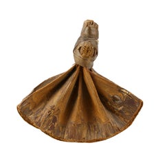 19th Century Hand Carved Bark Canoe Bailer