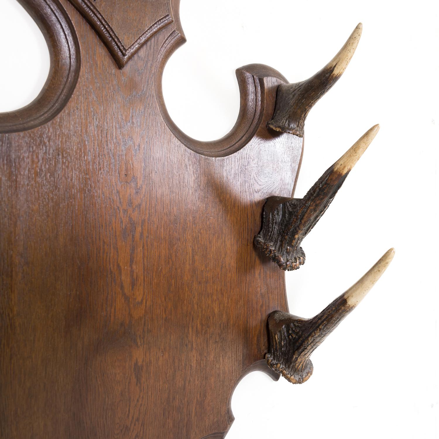 19th Century Hand Carved Black Forest Gun or Wall Rack In Good Condition In Birmingham, AL
