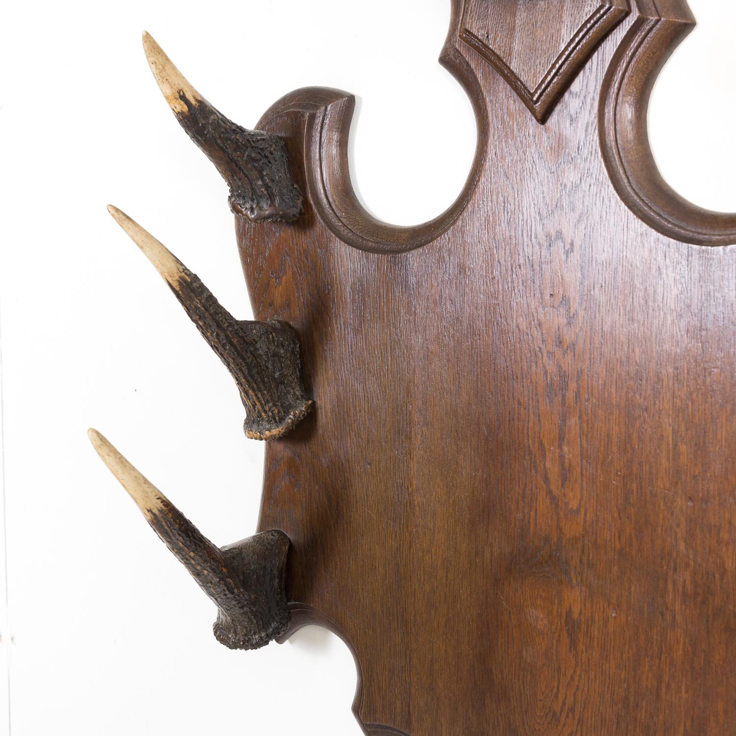 Late 19th Century 19th Century Hand Carved Black Forest Gun or Wall Rack
