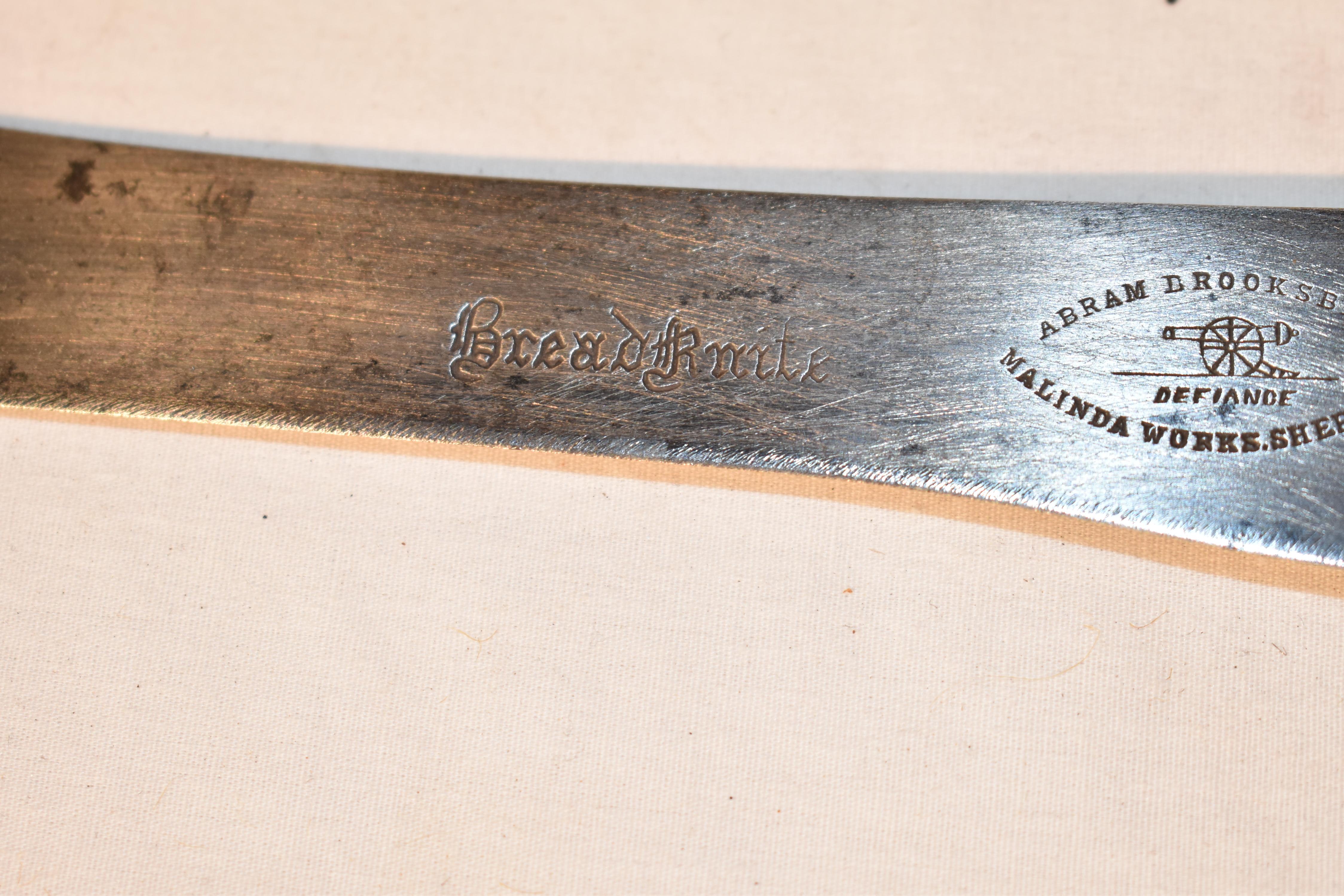 Handgeschnitztes Brotmesser aus dem 19. (Viktorianisch) im Angebot