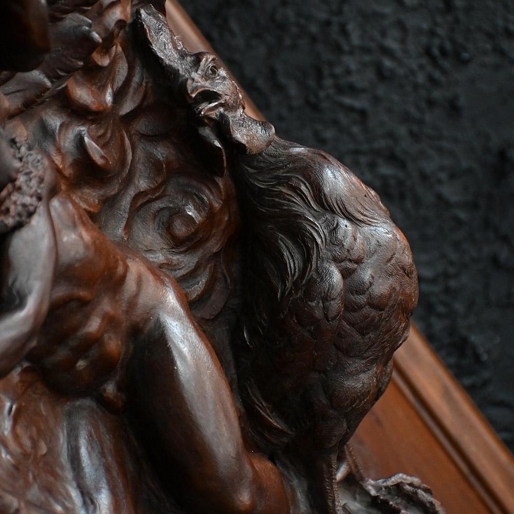 19th Century Hand Carved Clock of the Universe Château de Vitrey sur Mance For Sale 2