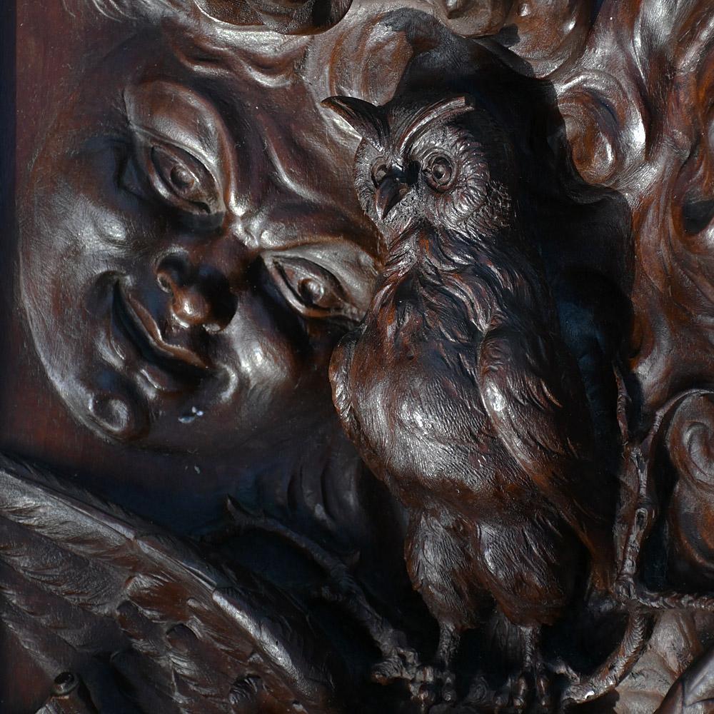 19th Century Hand Carved Clock of the Universe Château de Vitrey sur Mance For Sale 10