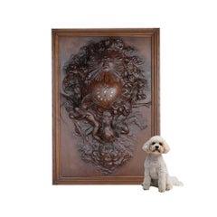 19th Century Hand Carved Clock of the Universe Château de Vitrey sur Mance