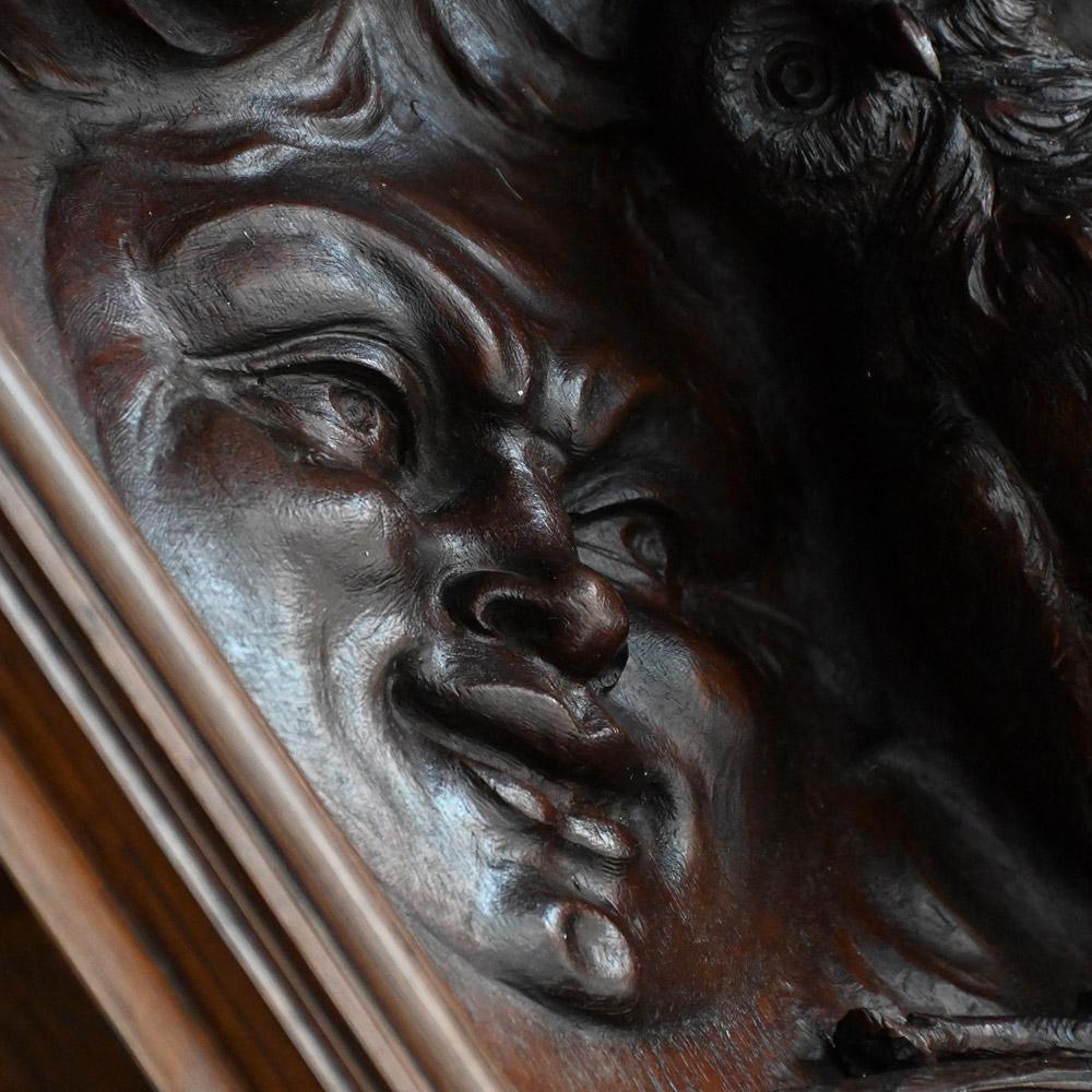 19th Century Hand Carved Clock of the Universe Château de Vitrey sur Mance For Sale 1