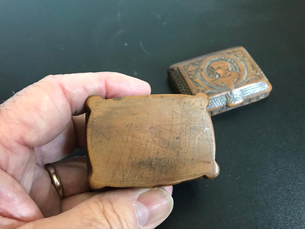 19th Century Hand Carved Coquilla Nut Tobacco Box 11